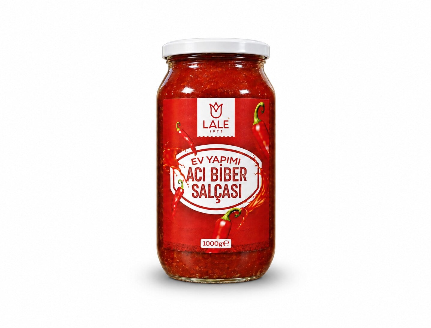 EV YAPIMI ACI BİBER SALÇASI (1000GR)