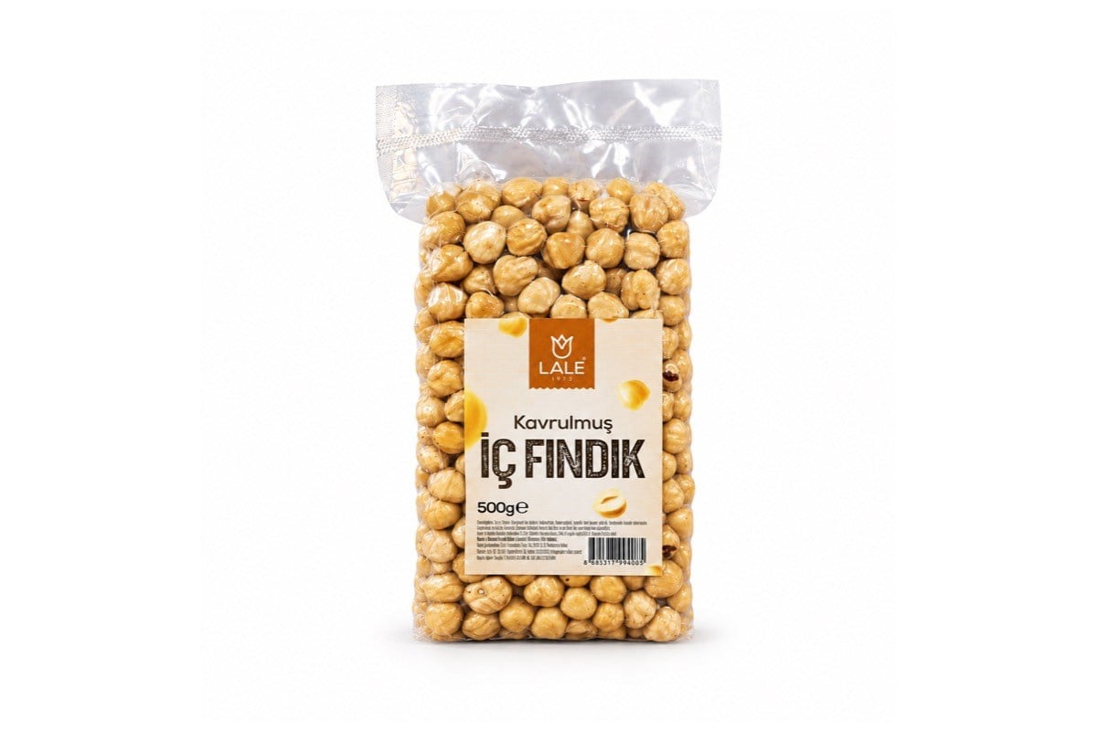 LALE KAVRULMUŞ İÇ FINDIK (500GR)