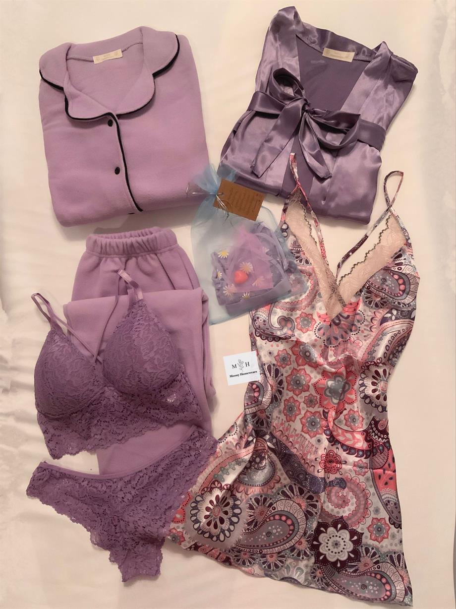 Lila Aşkı Dev Çeyiz Seti