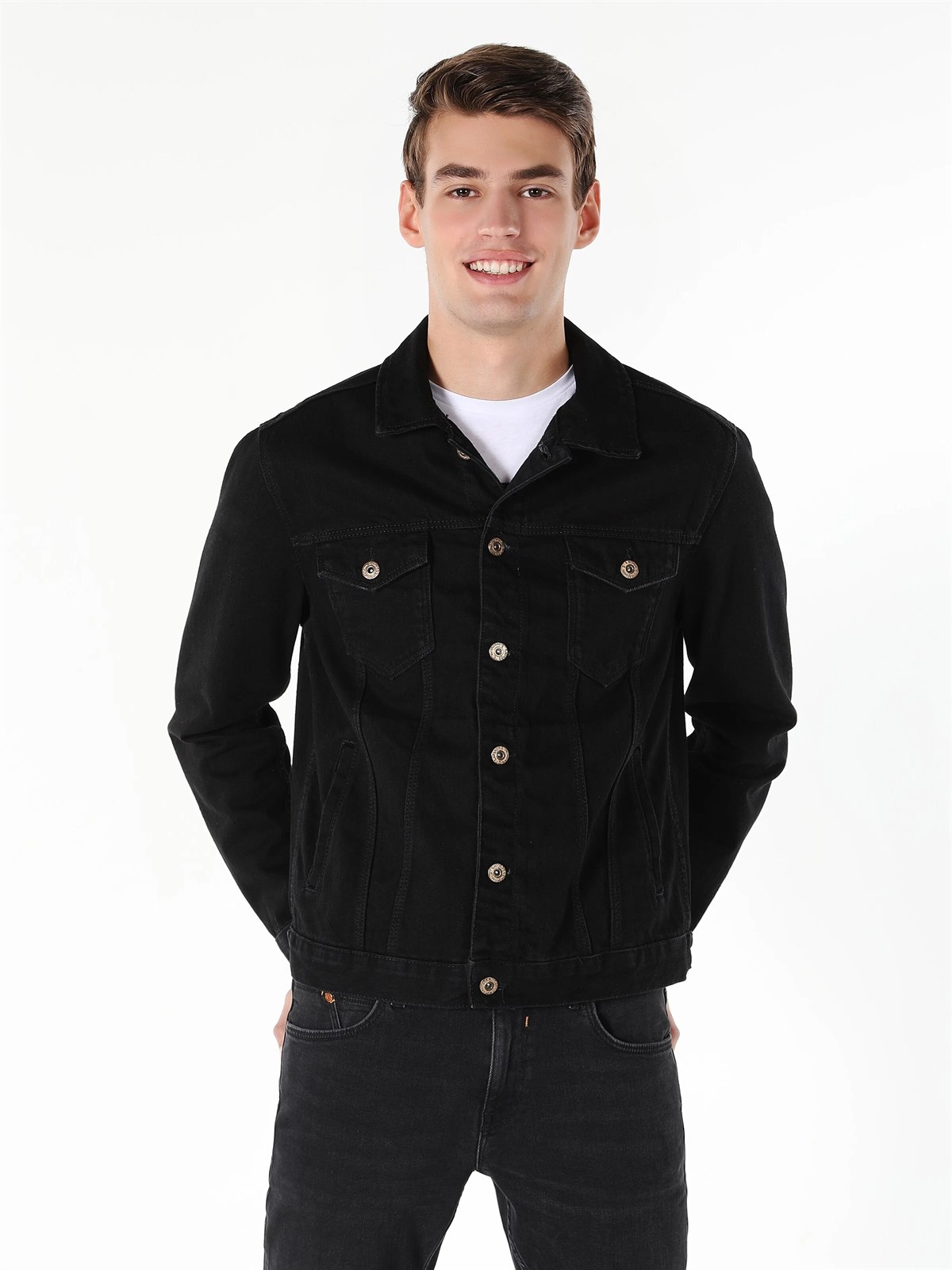 DENIM ERKEK CEKET 020 MICE Regular Fit