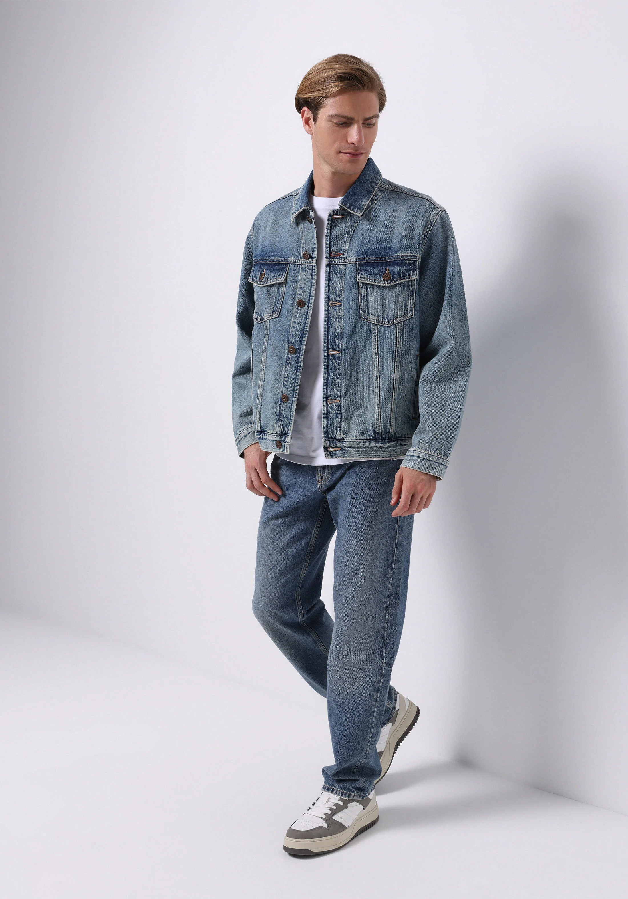 DENIM ERKEK CEKET Oversize Fit