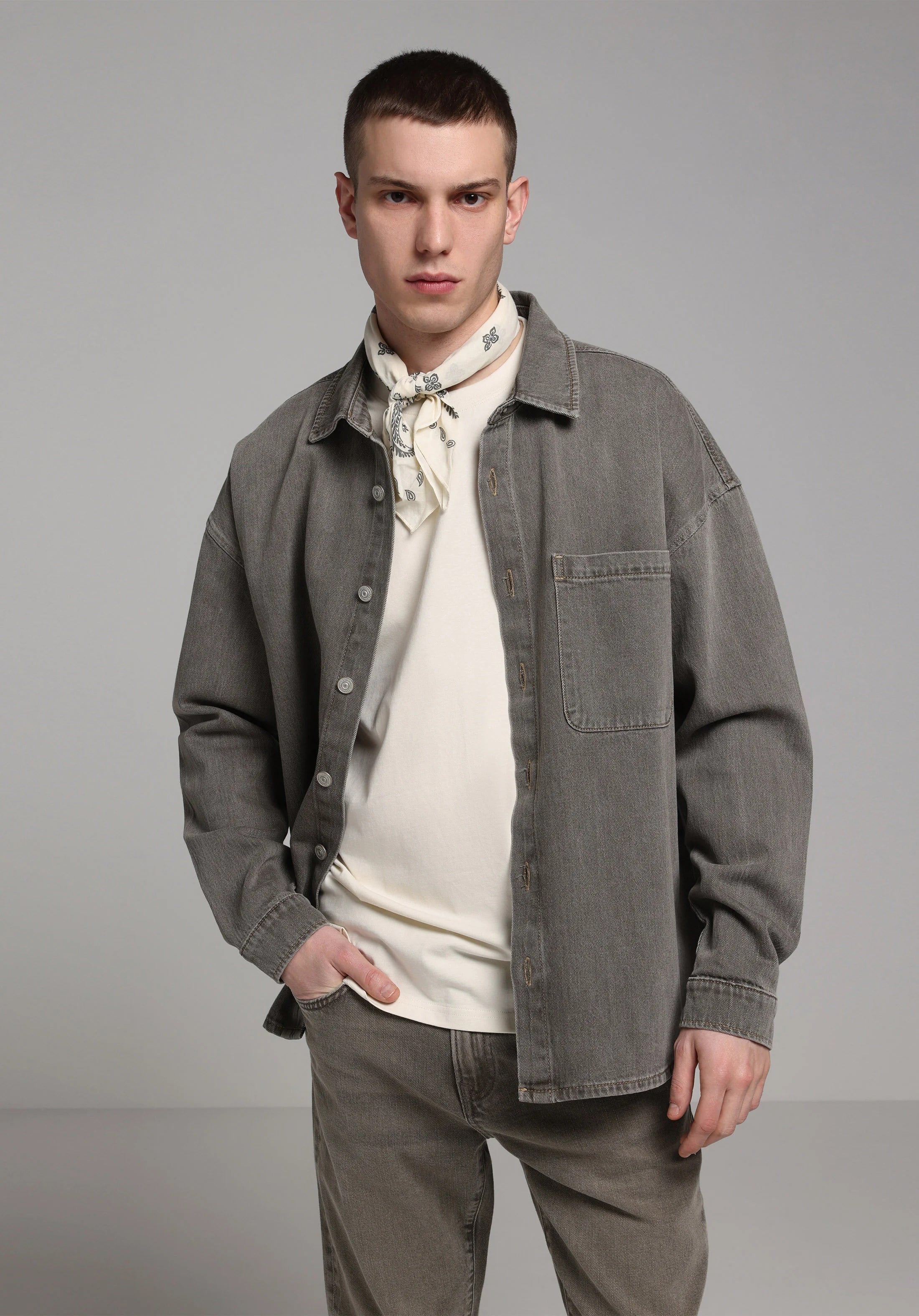 DENIM ERKEK SHACKET Regular Fit