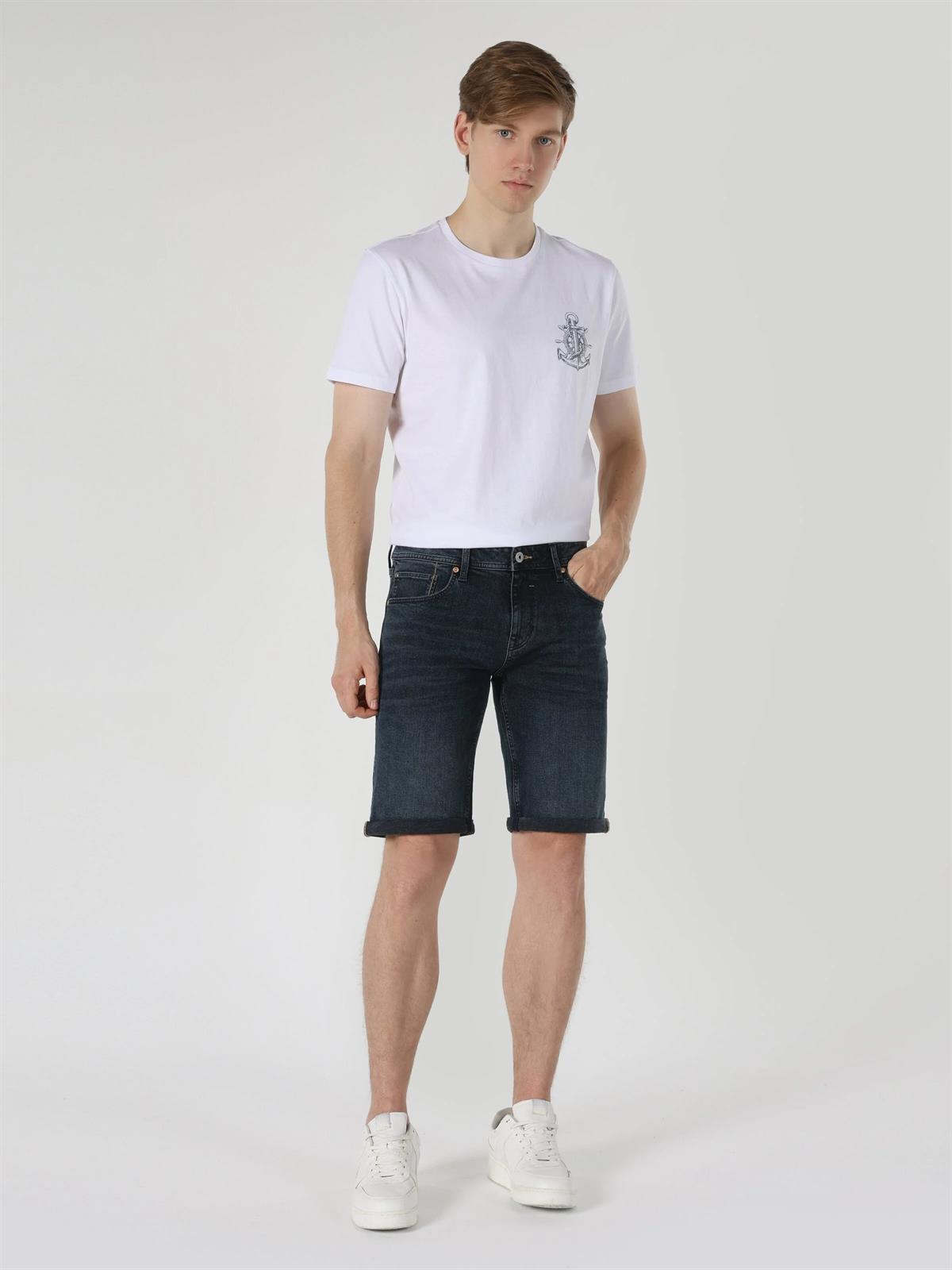 DENIM ERKEK ŞORT 044 KARL Straight Fit