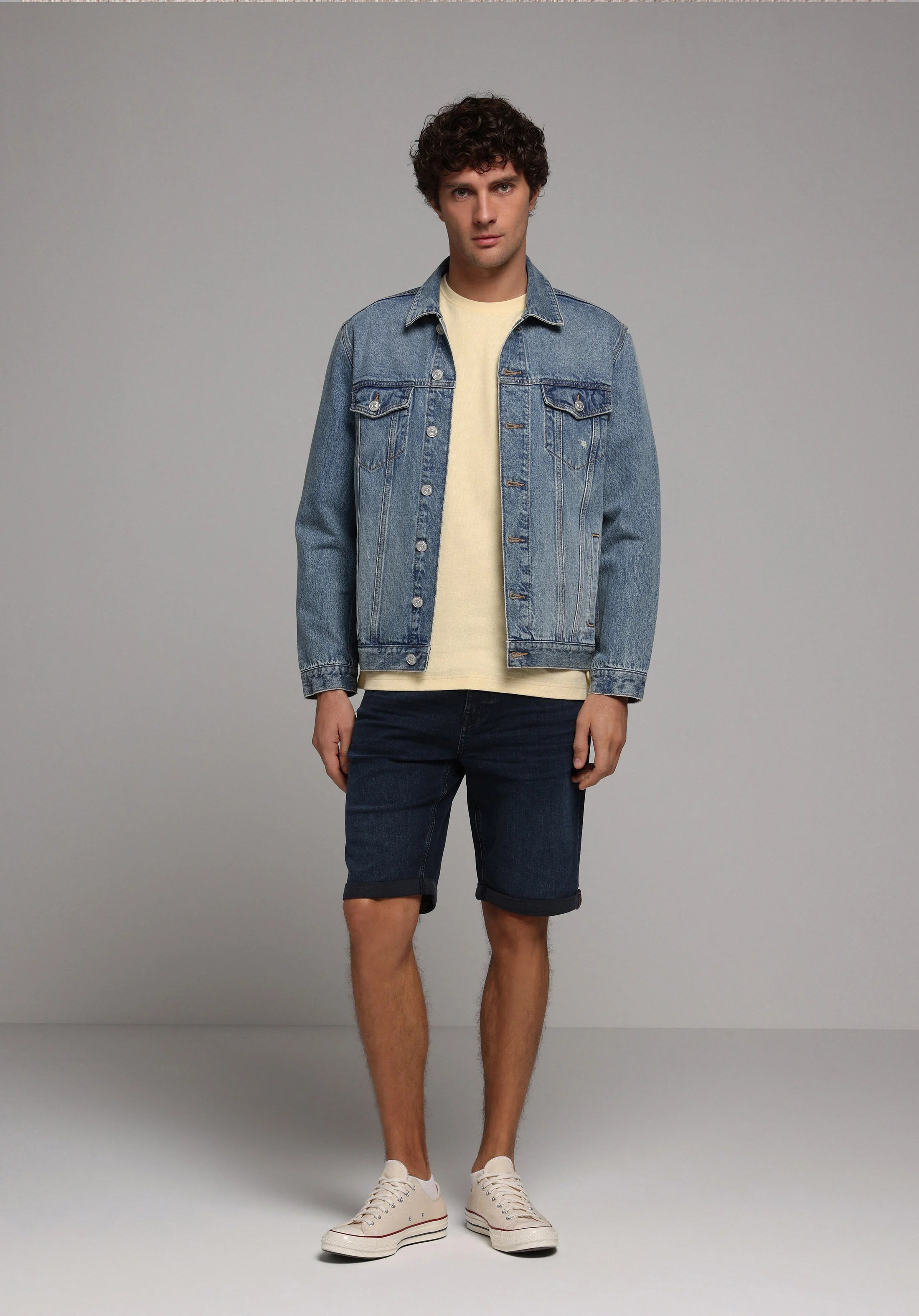 DENIM ERKEK ŞORT 044 KARL Straight Fit
