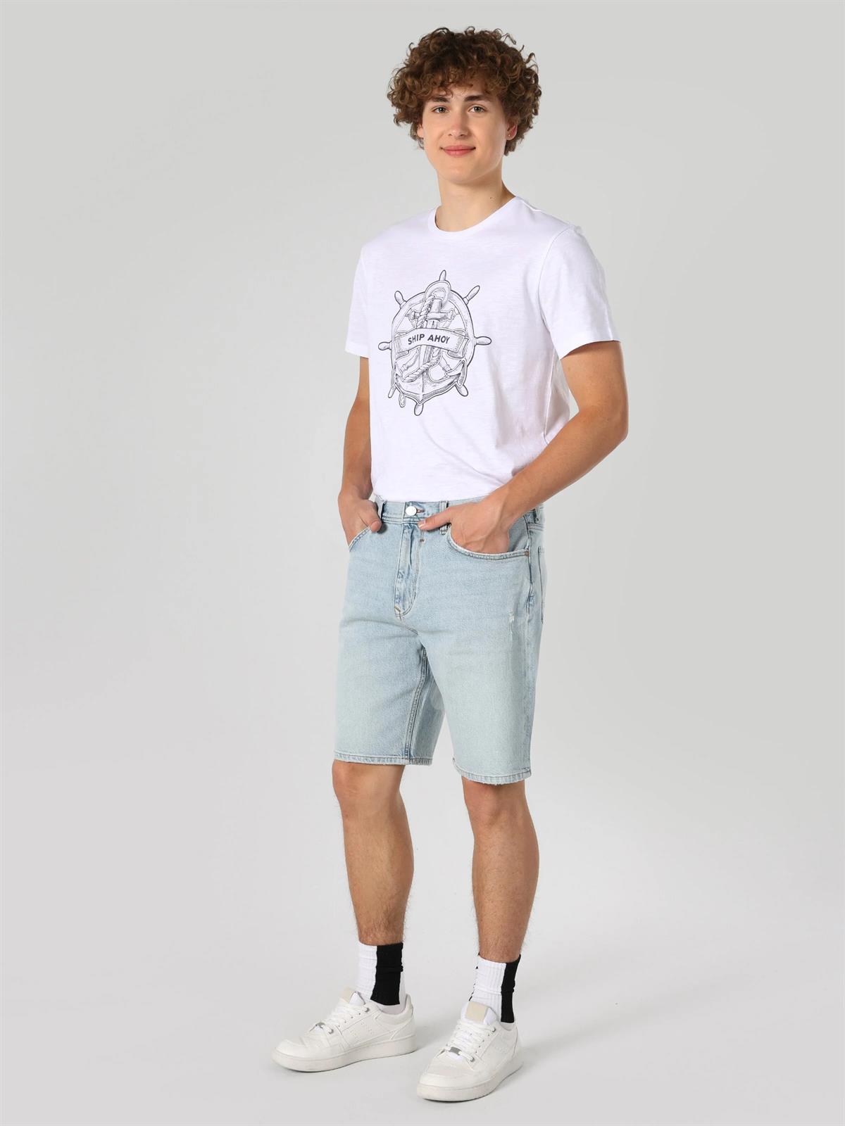DENIM ERKEK ŞORT 045 DAVID Baggy Fit