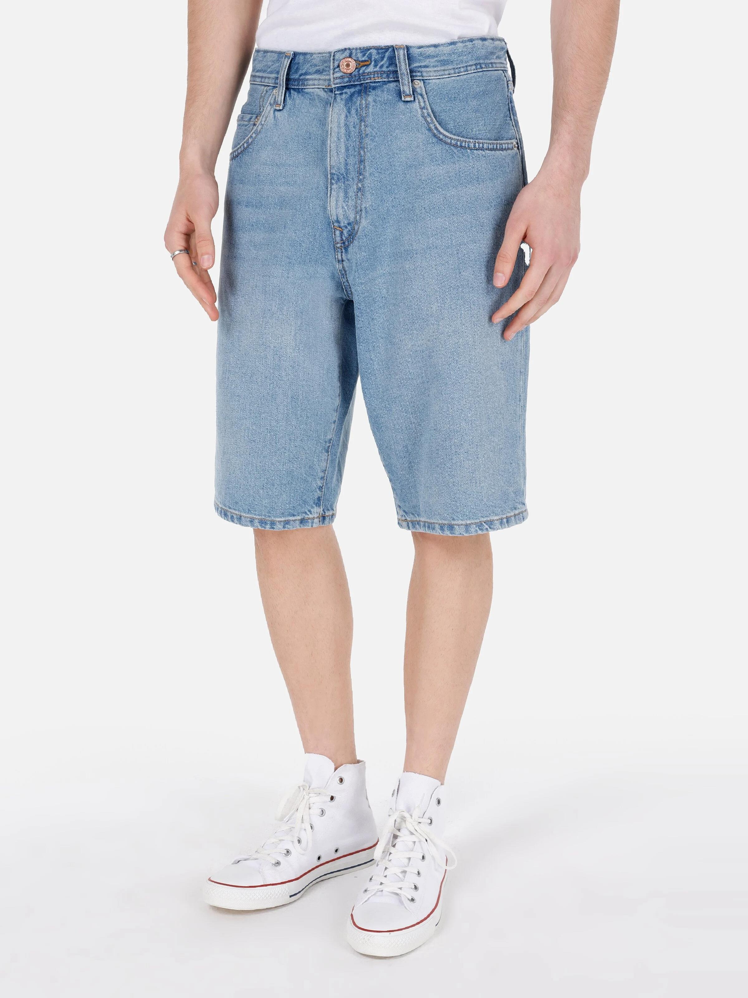 DENIM ERKEK ŞORT Loose Fit