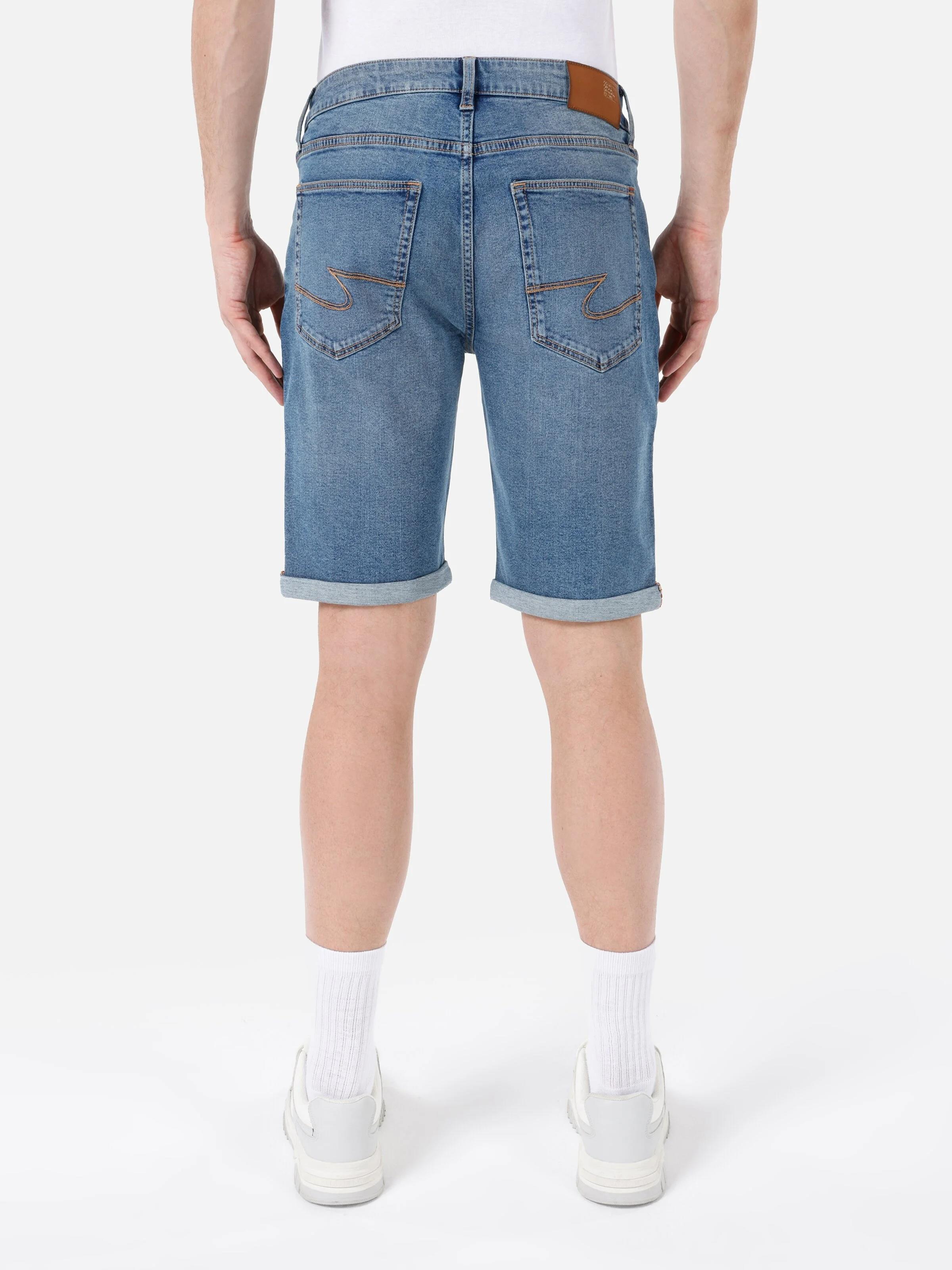 DENIM ERKEK ŞORT Straight Fit