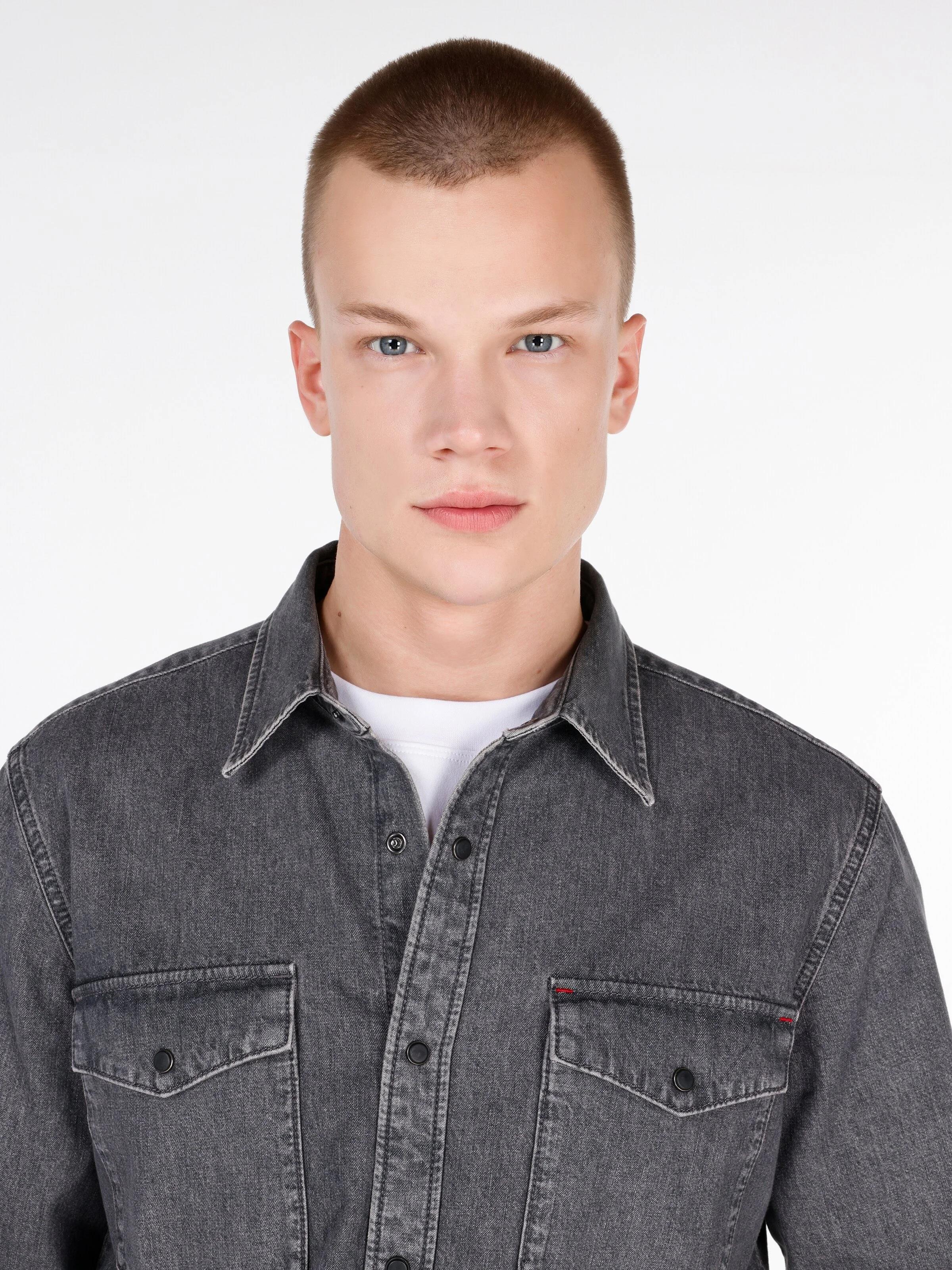 DENIM ERKEK UZUN KOL GÖMLEK 021 JOEL Regular Fit