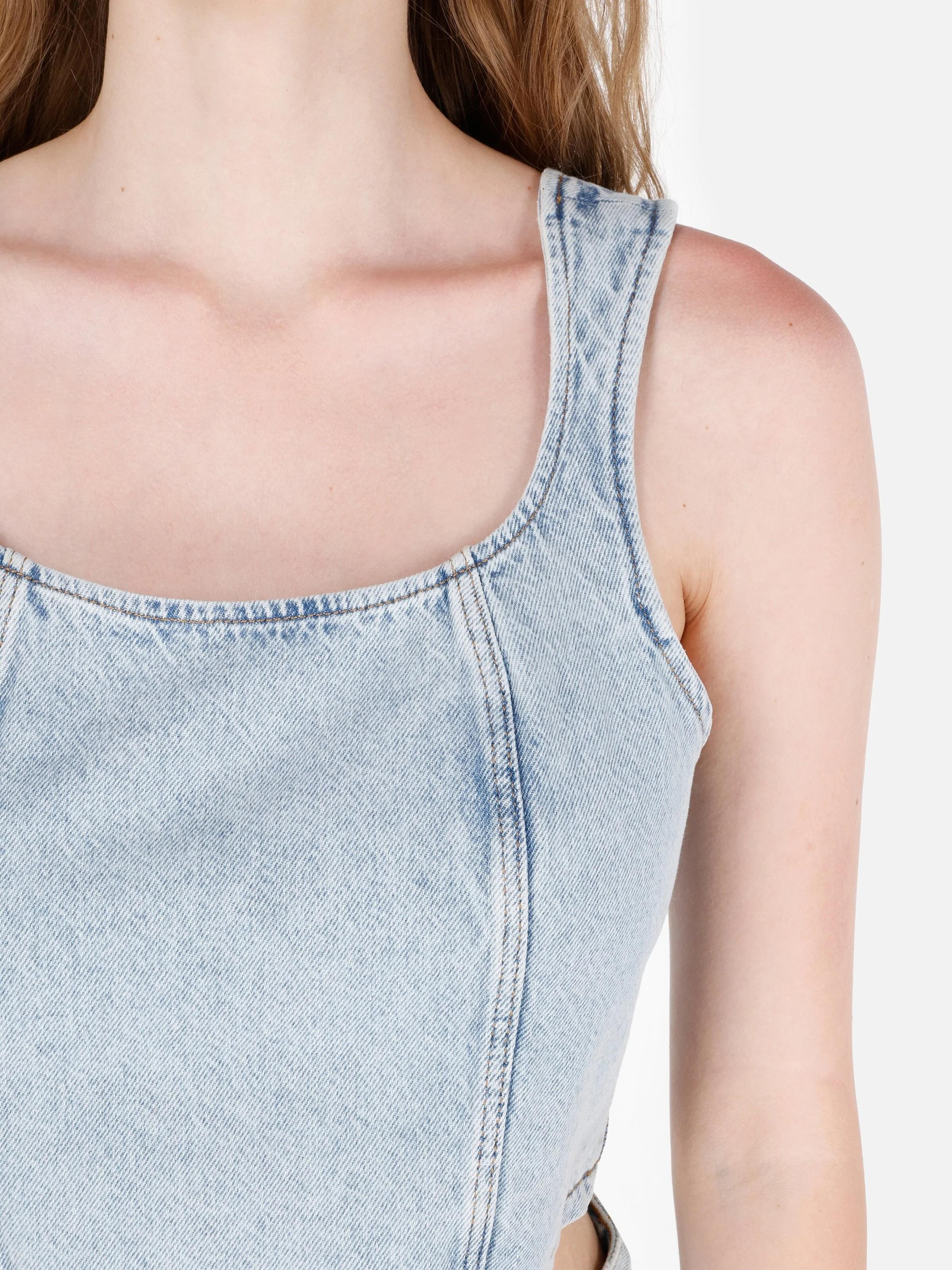 DENIM KADIN BÜSTİYER Slim Fit