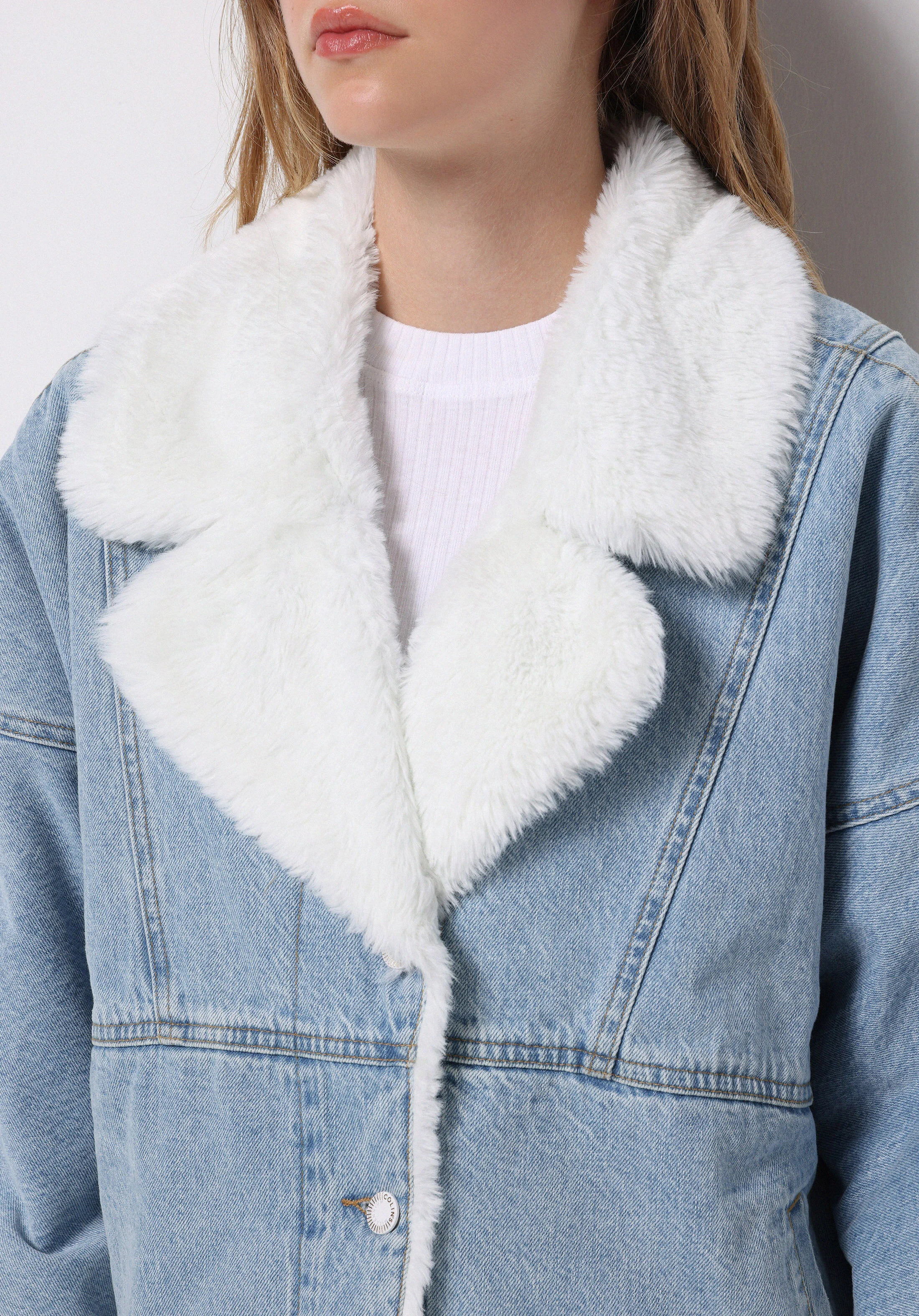 DENIM KADIN CEKET Oversize Fit