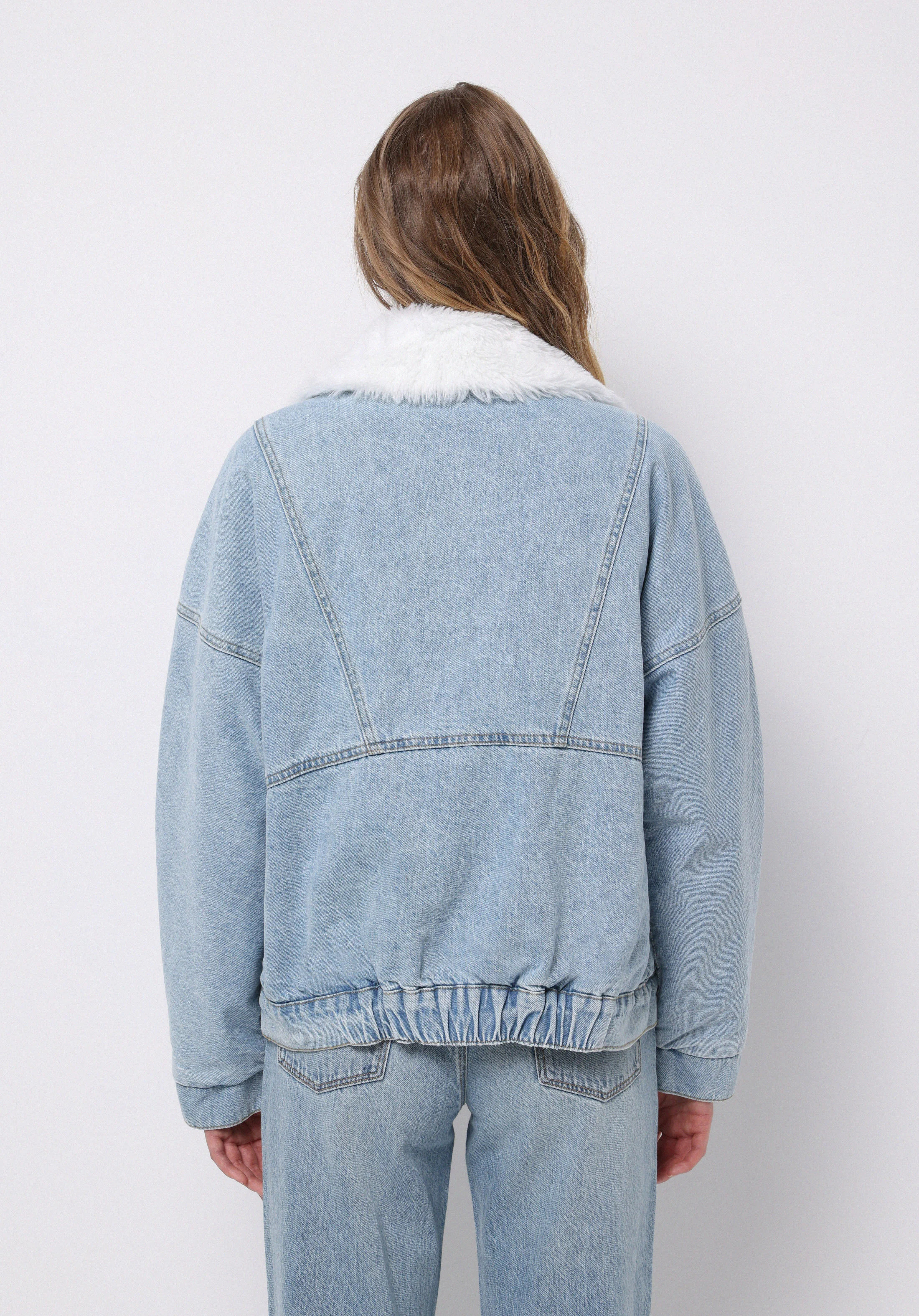 DENIM KADIN CEKET Oversize Fit