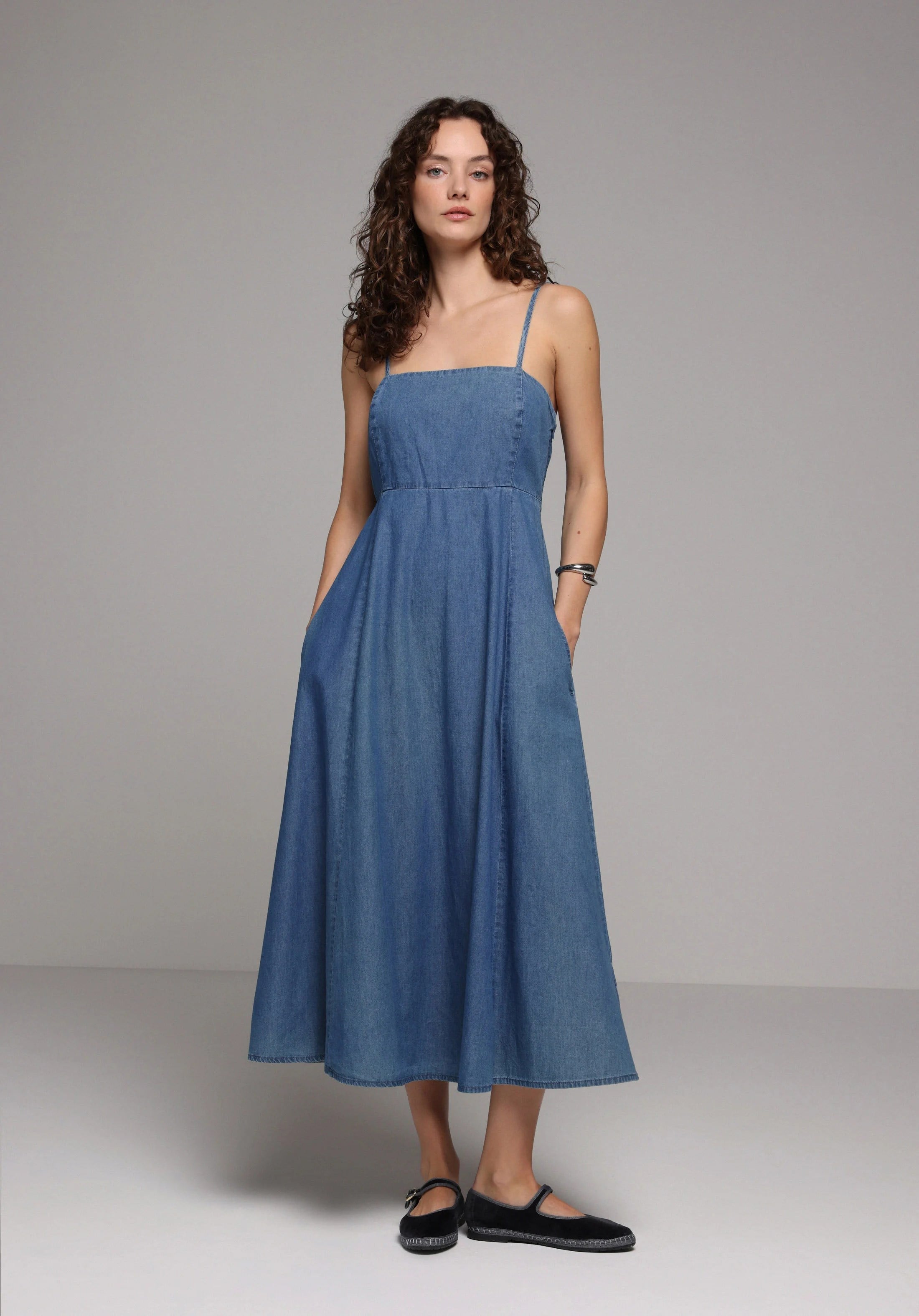 DENIM KADIN ELBISE Regular Fit
