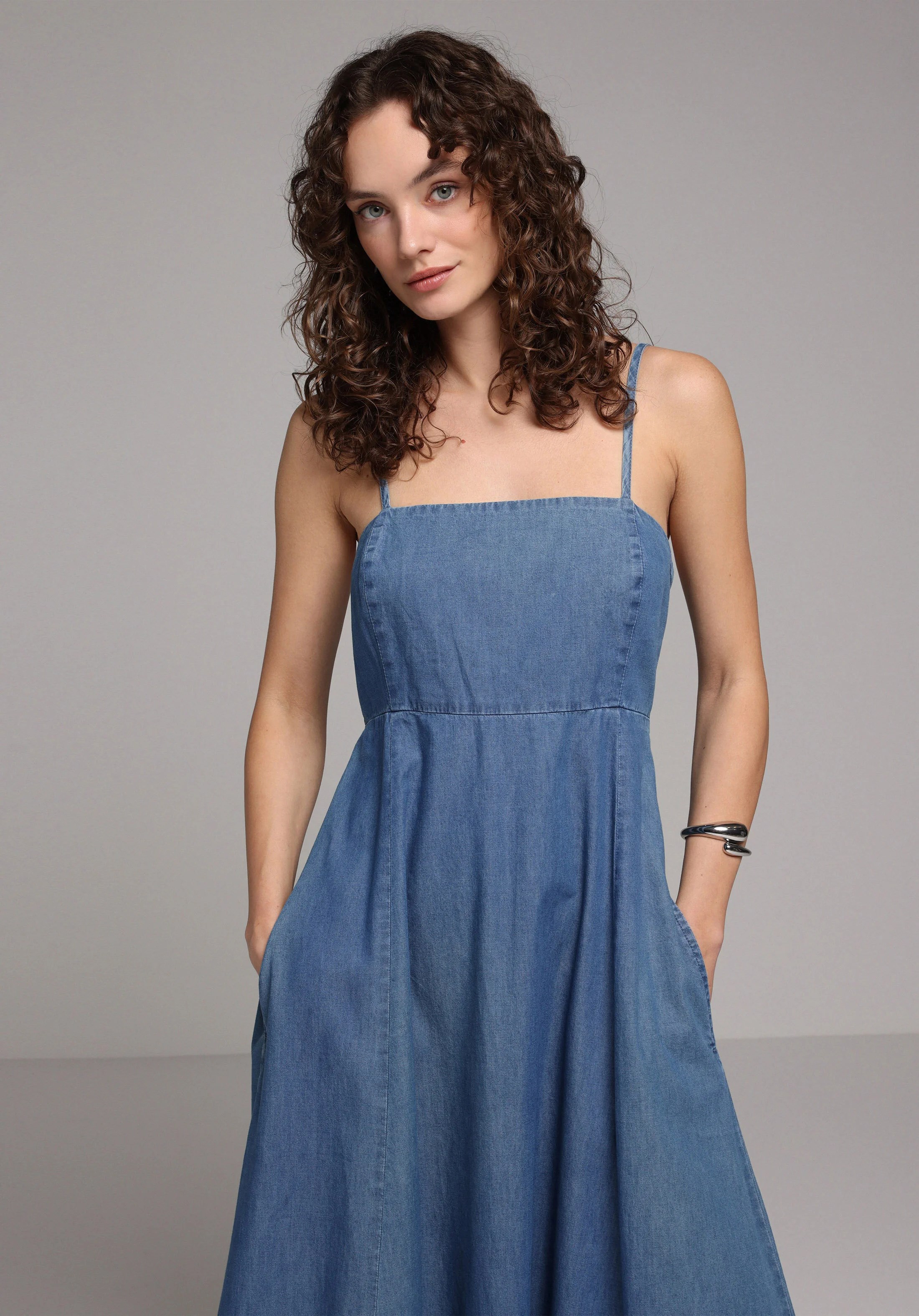 DENIM KADIN ELBISE Regular Fit