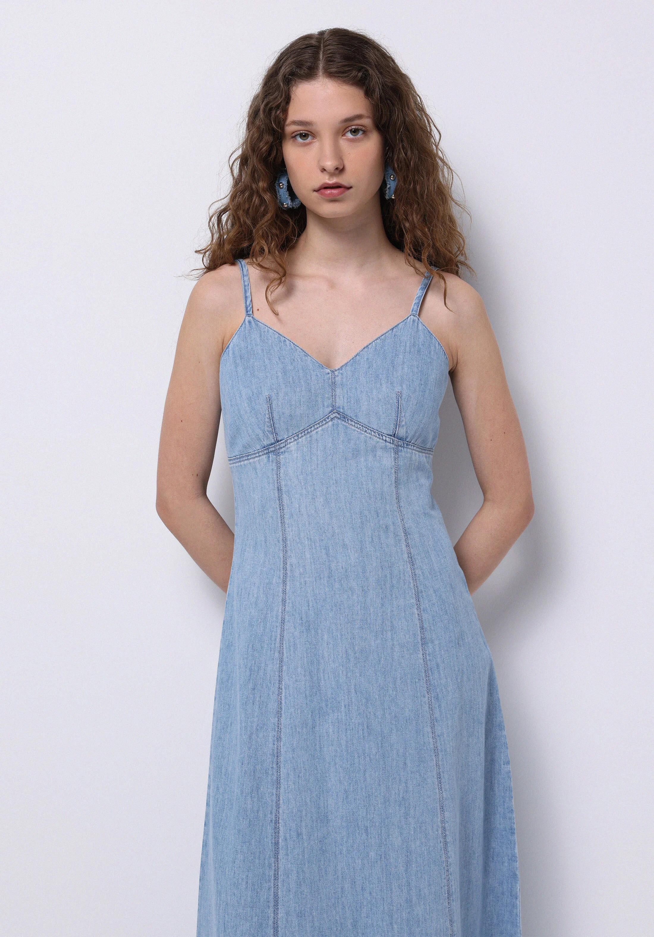 DENIM KADIN ELBISE Slim Fit