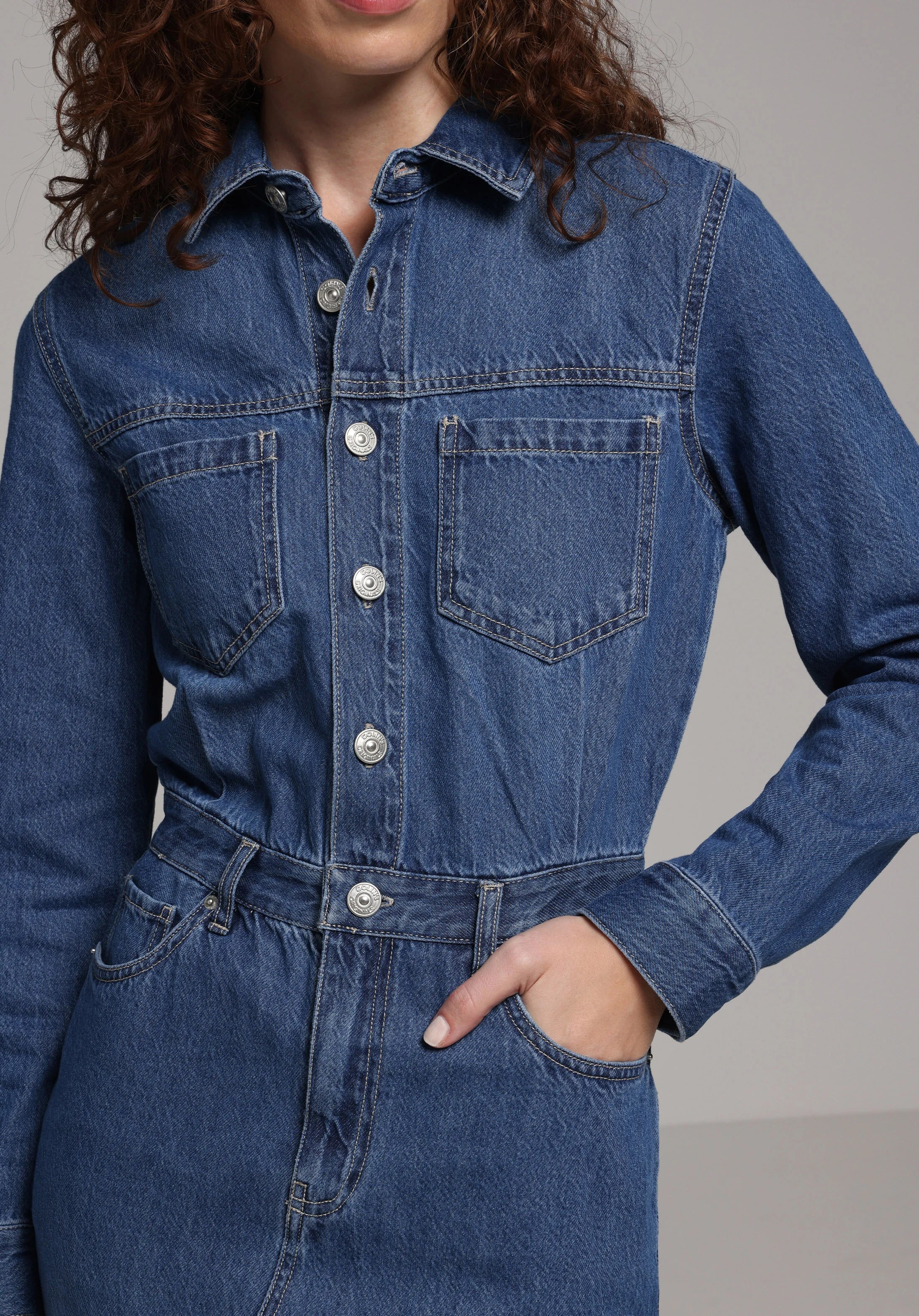 DENIM KADIN ELBISE Slim Fit