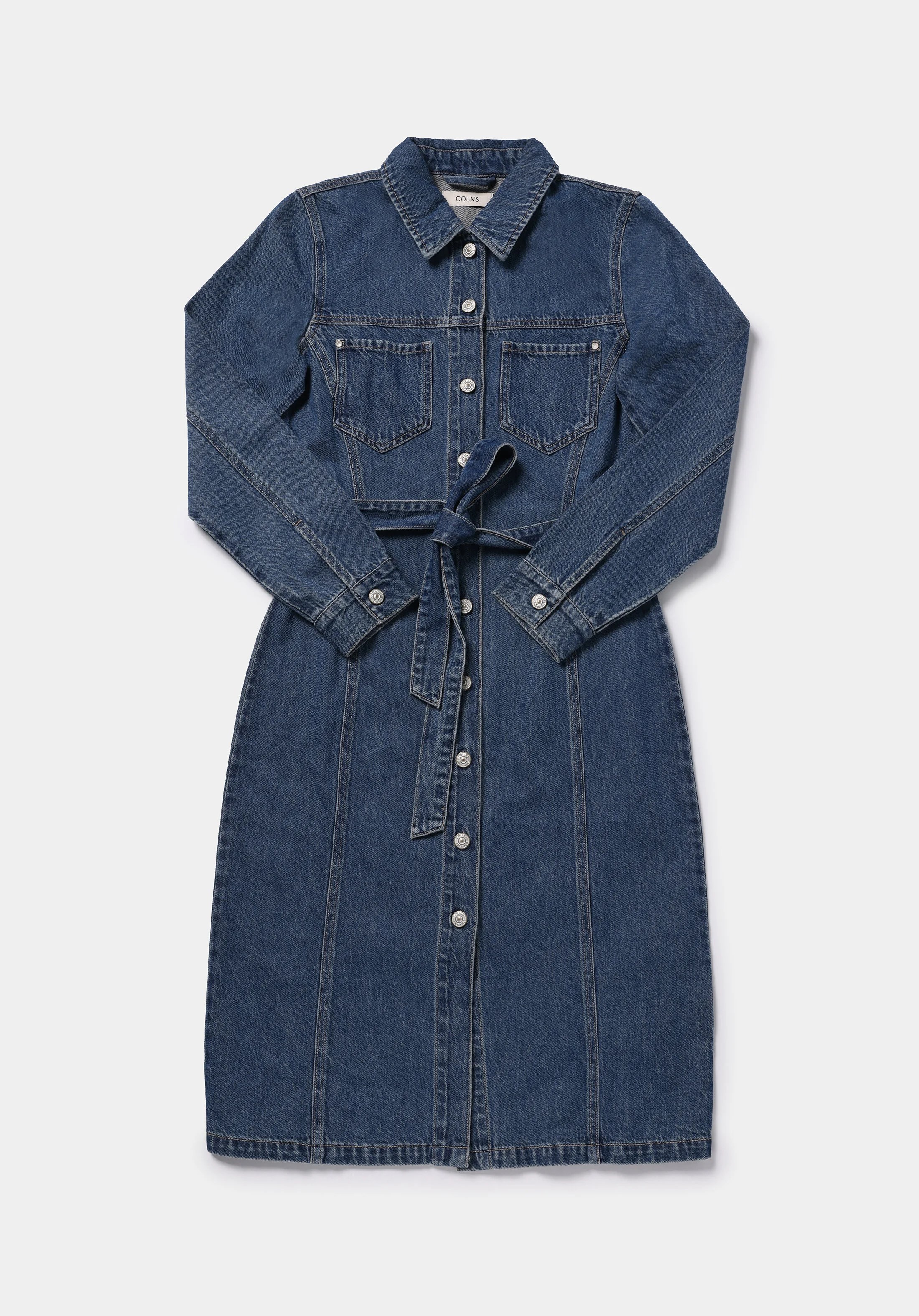 DENIM KADIN ELBISE Slim Fit