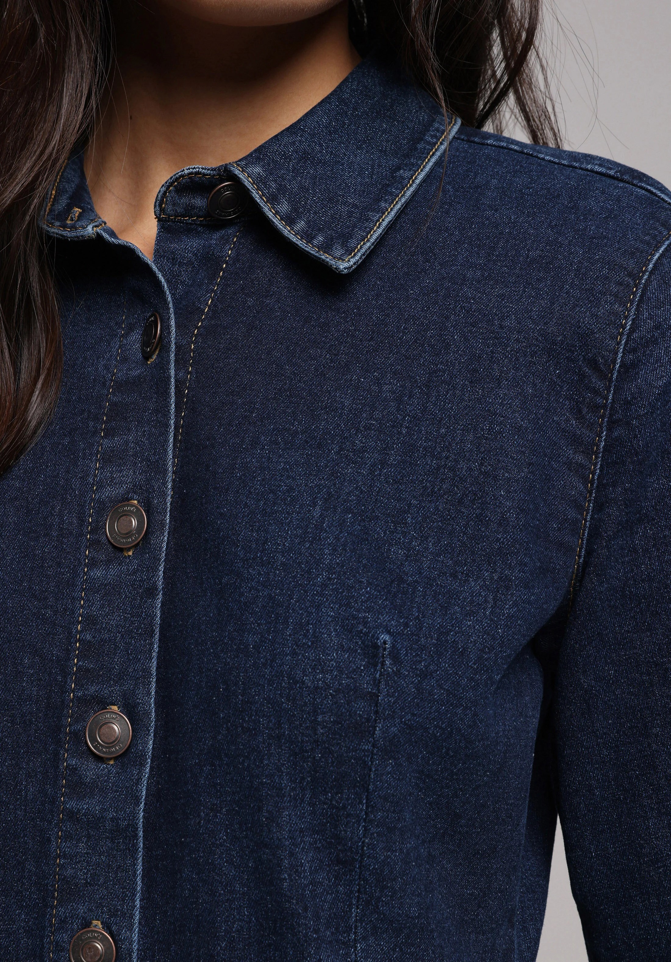 DENIM KADIN ELBISE Slim Fit
