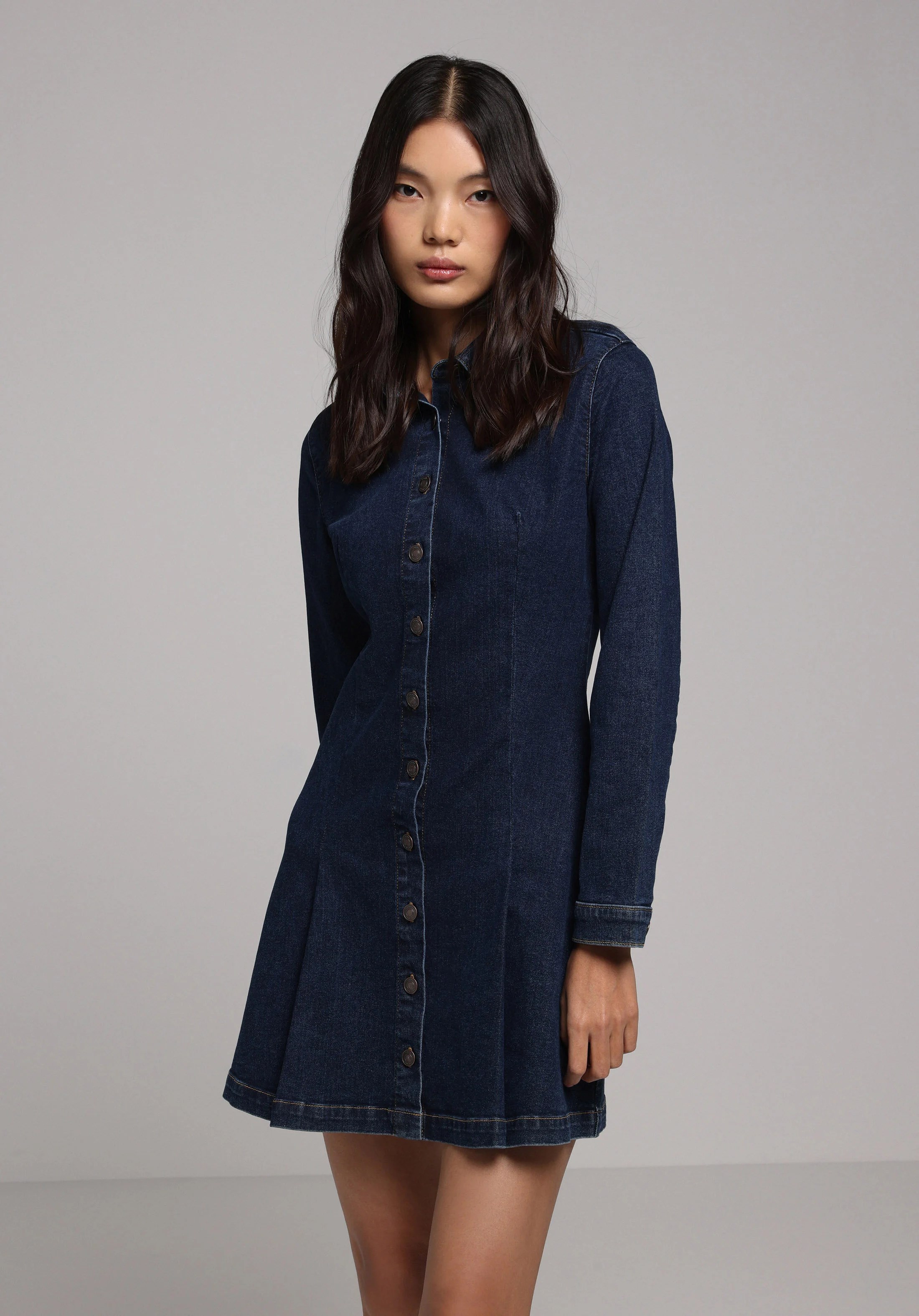 DENIM KADIN ELBISE Slim Fit