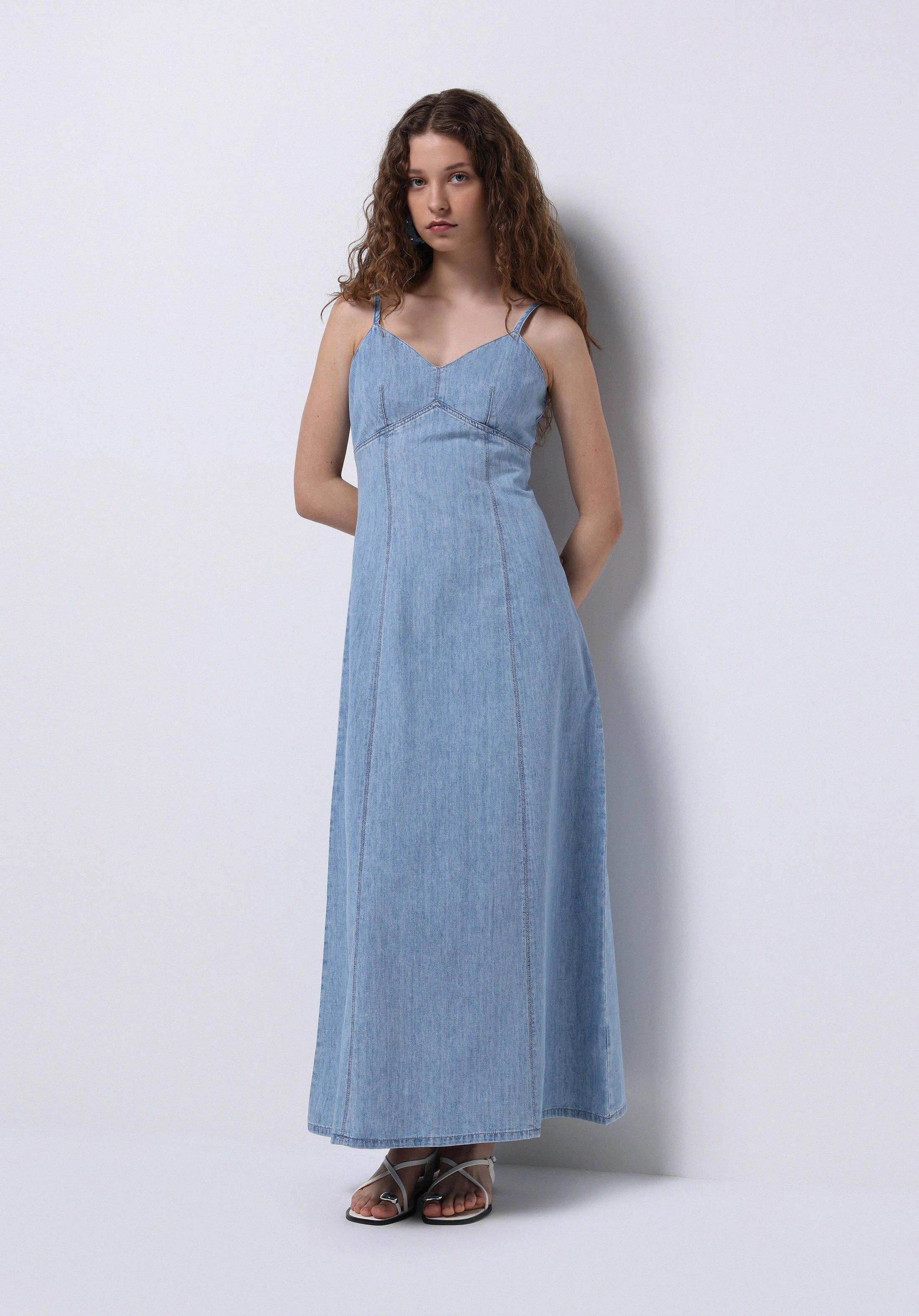 DENIM KADIN ELBISE Slim Fit