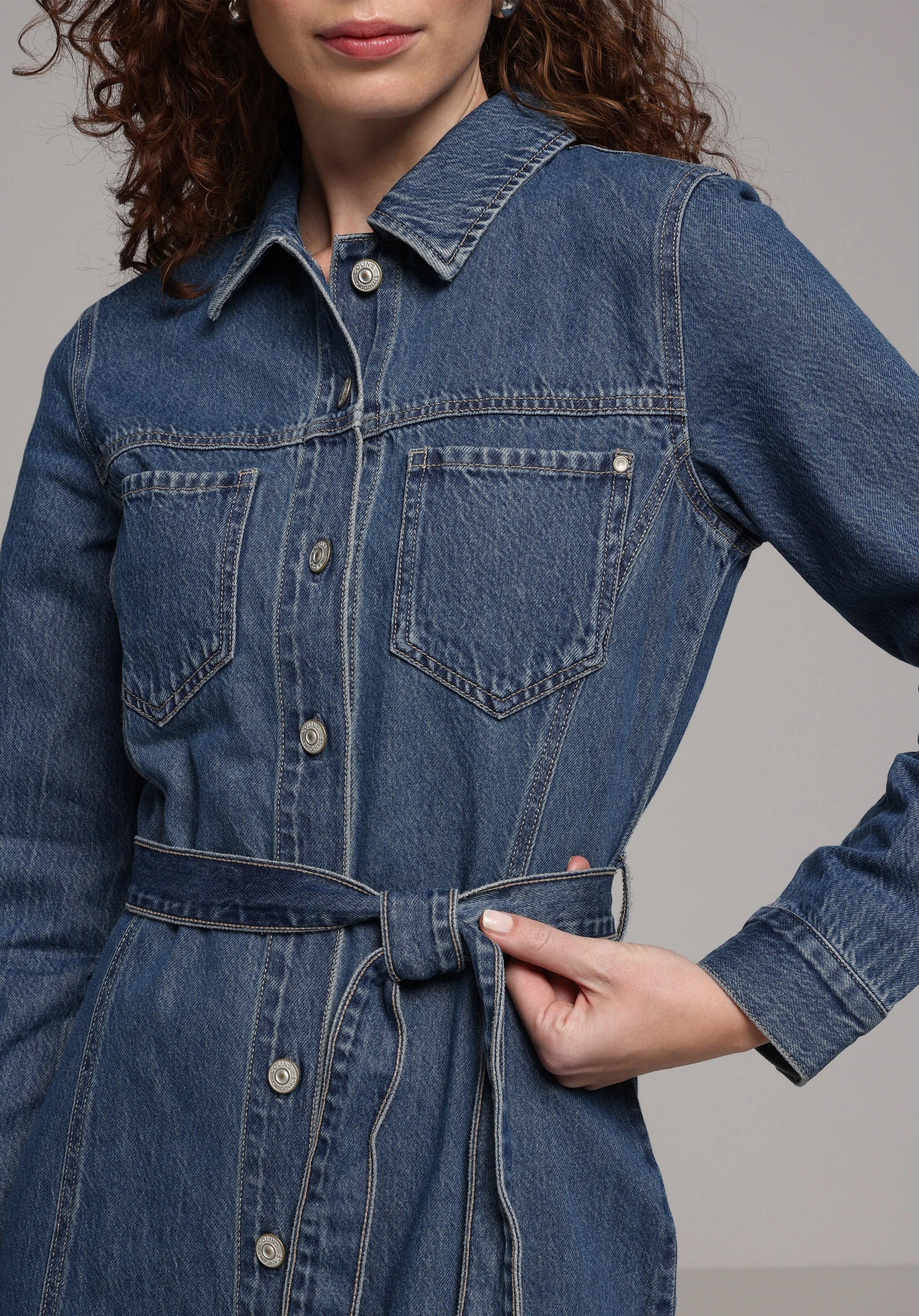 DENIM KADIN ELBISE Slim Fit