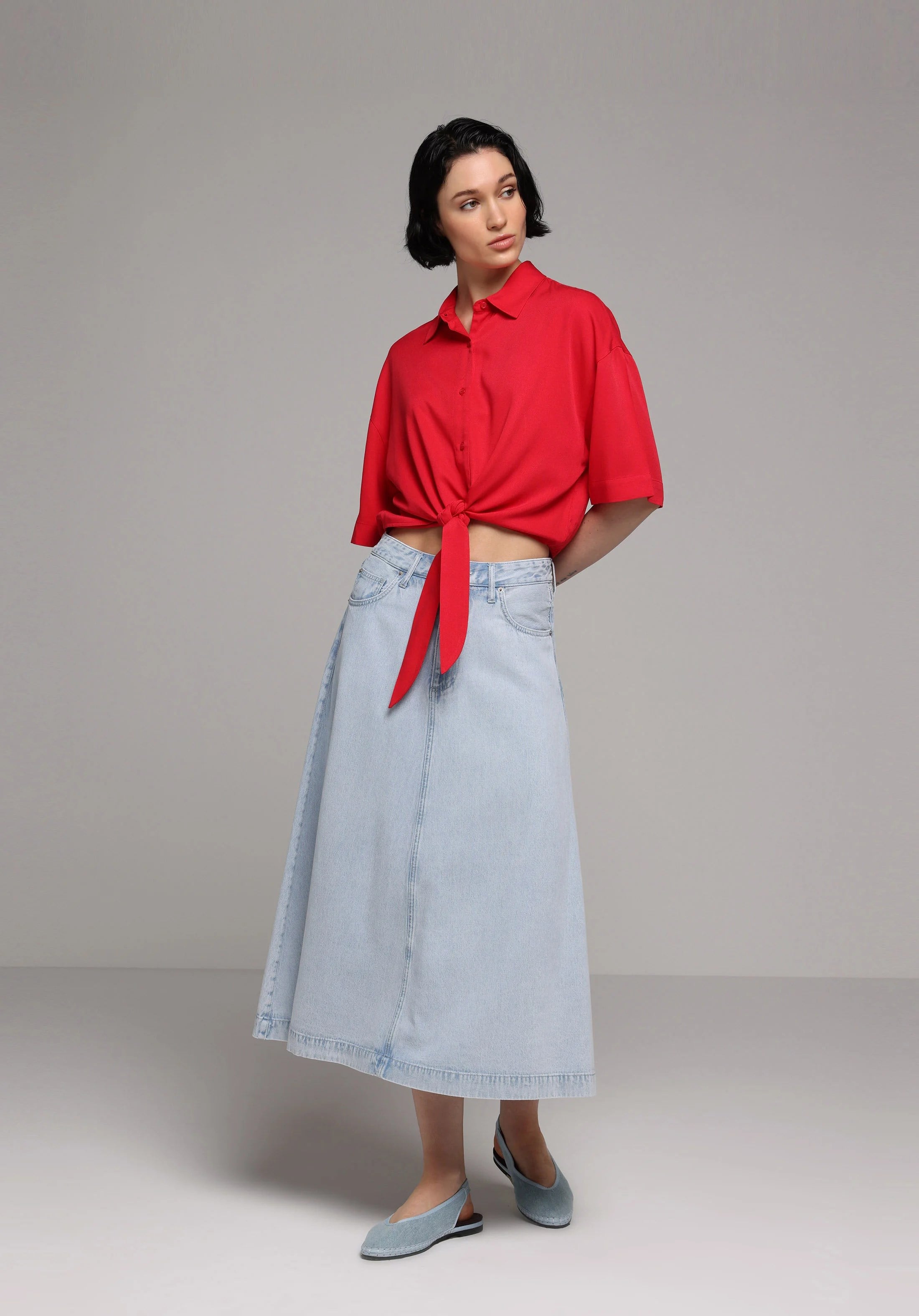 DENIM KADIN ETEK Regular Fit
