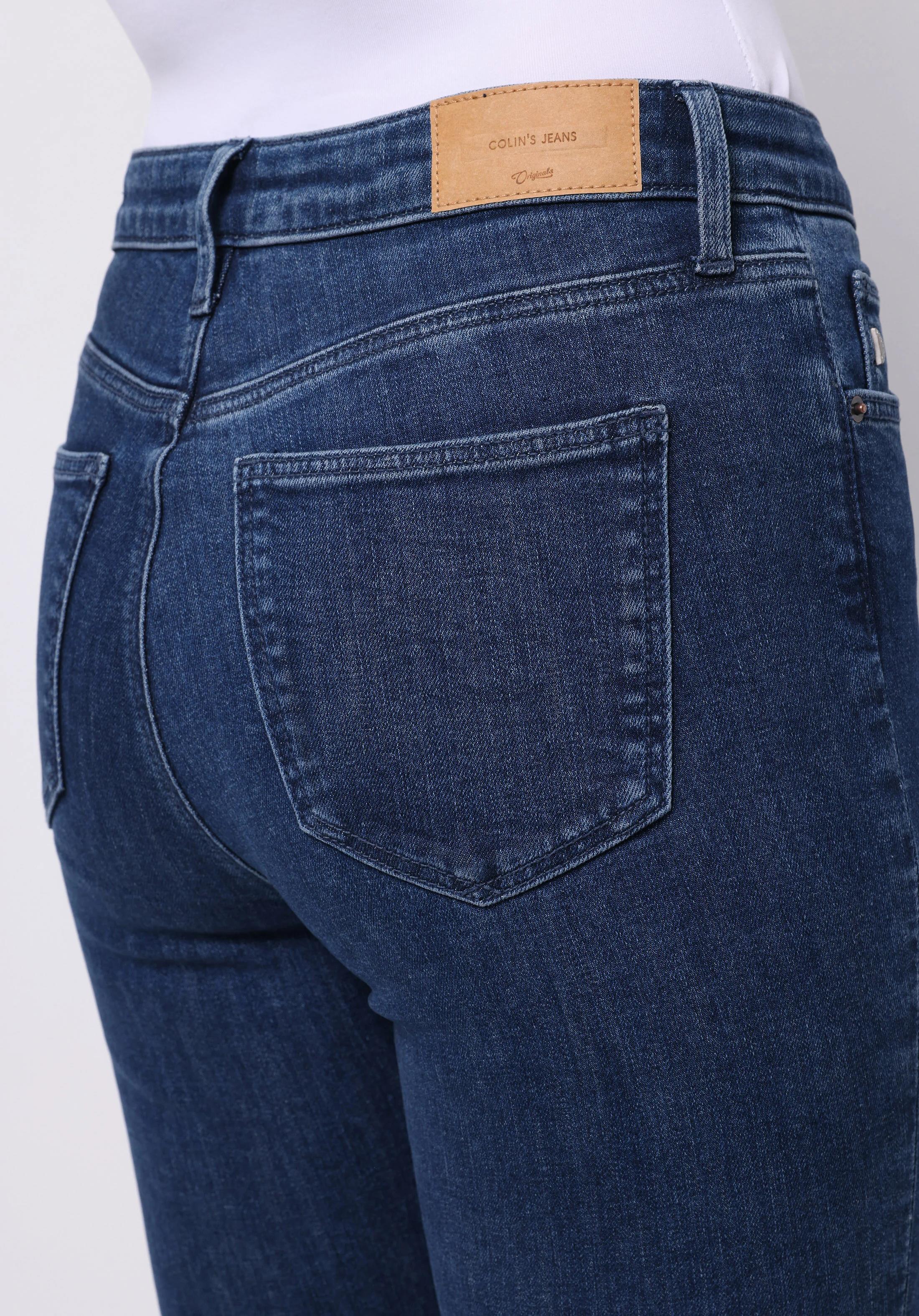 DENIM KADIN JEAN PANTOLON 772 LONNA Orta Bel Boru Paça Dar Kesim