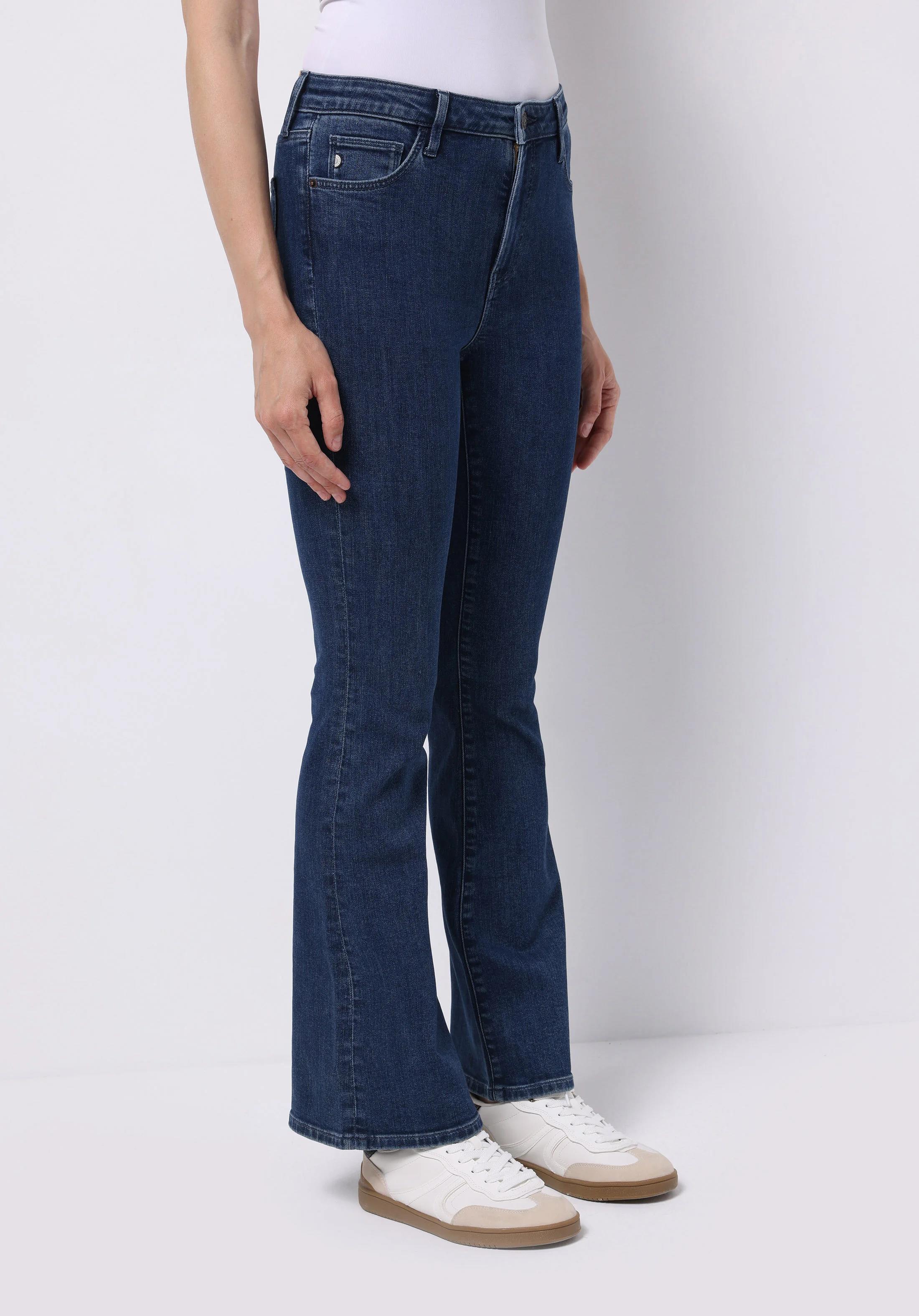 DENIM KADIN JEAN PANTOLON 772 LONNA Orta Bel Boru Paça Dar Kesim