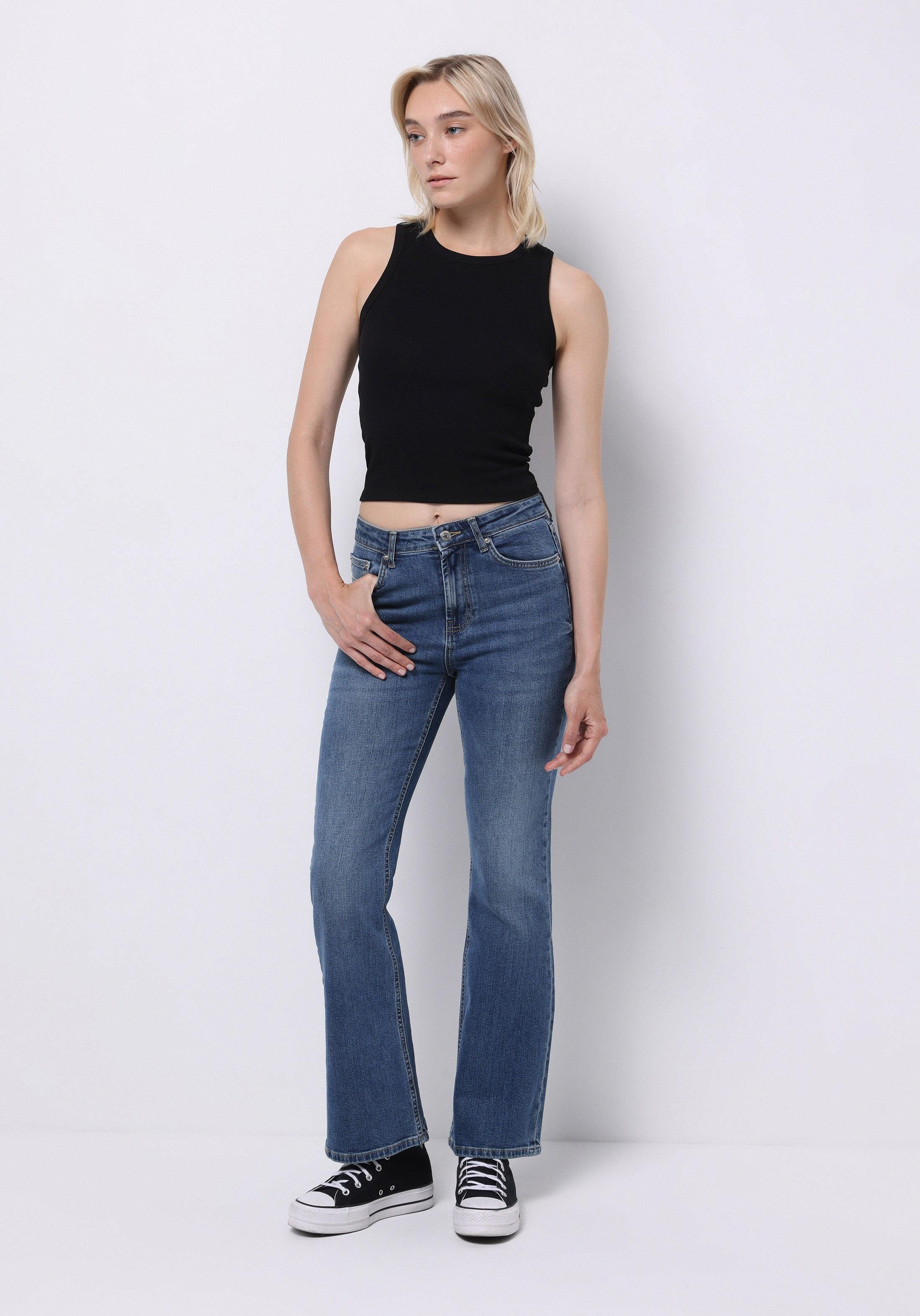 DENIM KADIN JEAN PANTOLON 791 MONICA Orta Bel Boru Paça Regular Fit