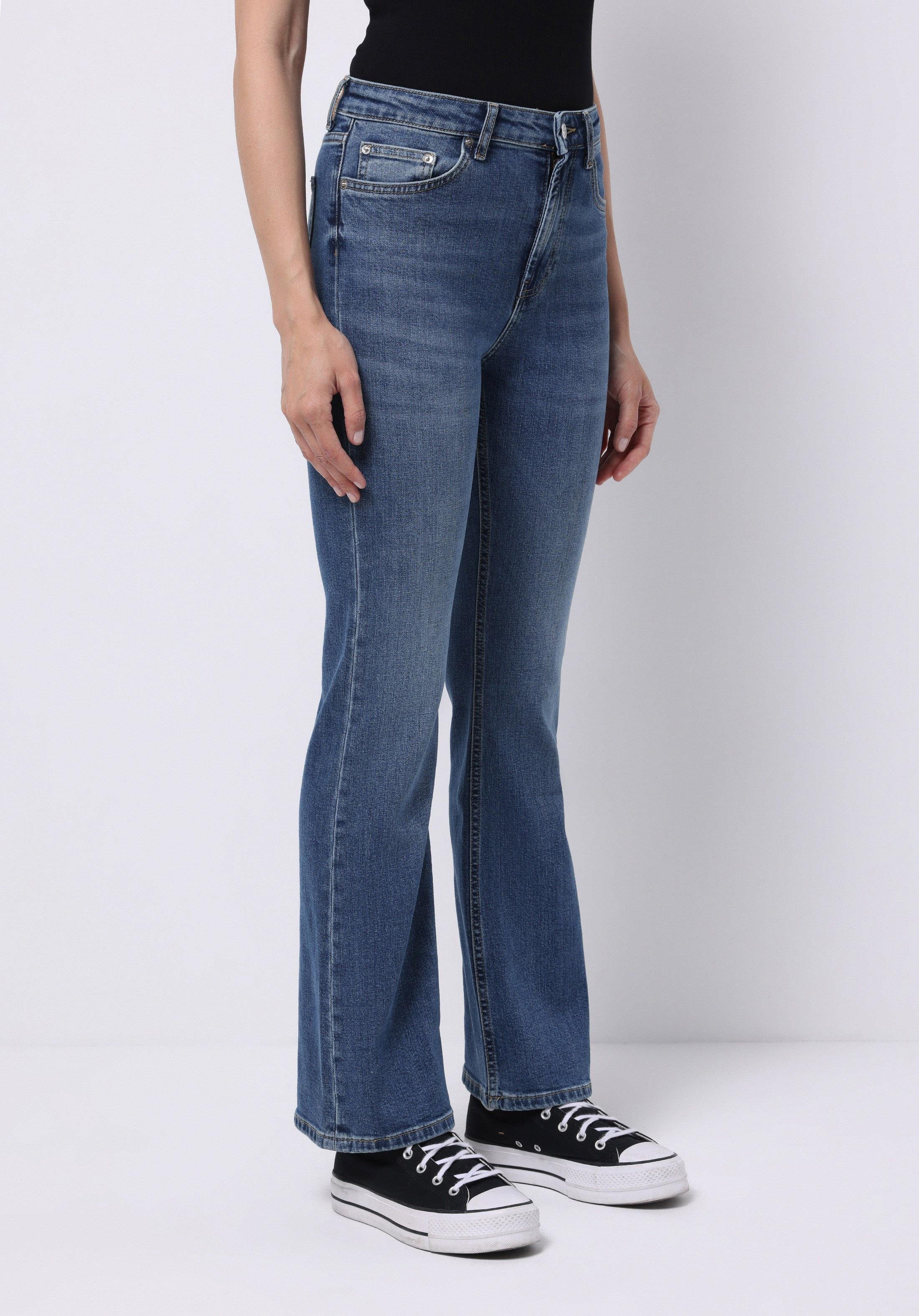 DENIM KADIN JEAN PANTOLON 791 MONICA Orta Bel Boru Paça Regular Fit