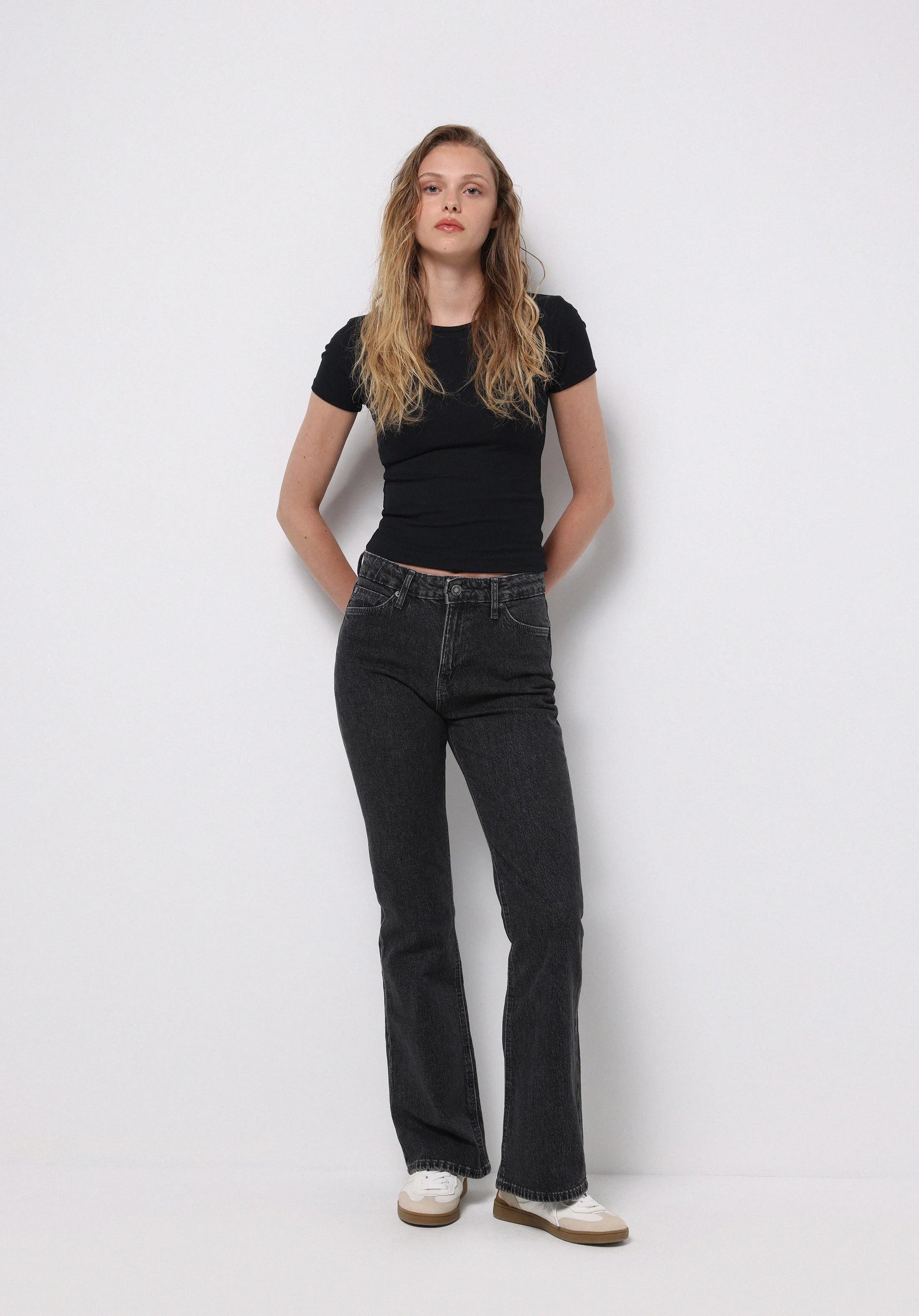 DENIM KADIN JEAN PANTOLON 791 MONICA Orta Bel Boru Paça Regular Fit