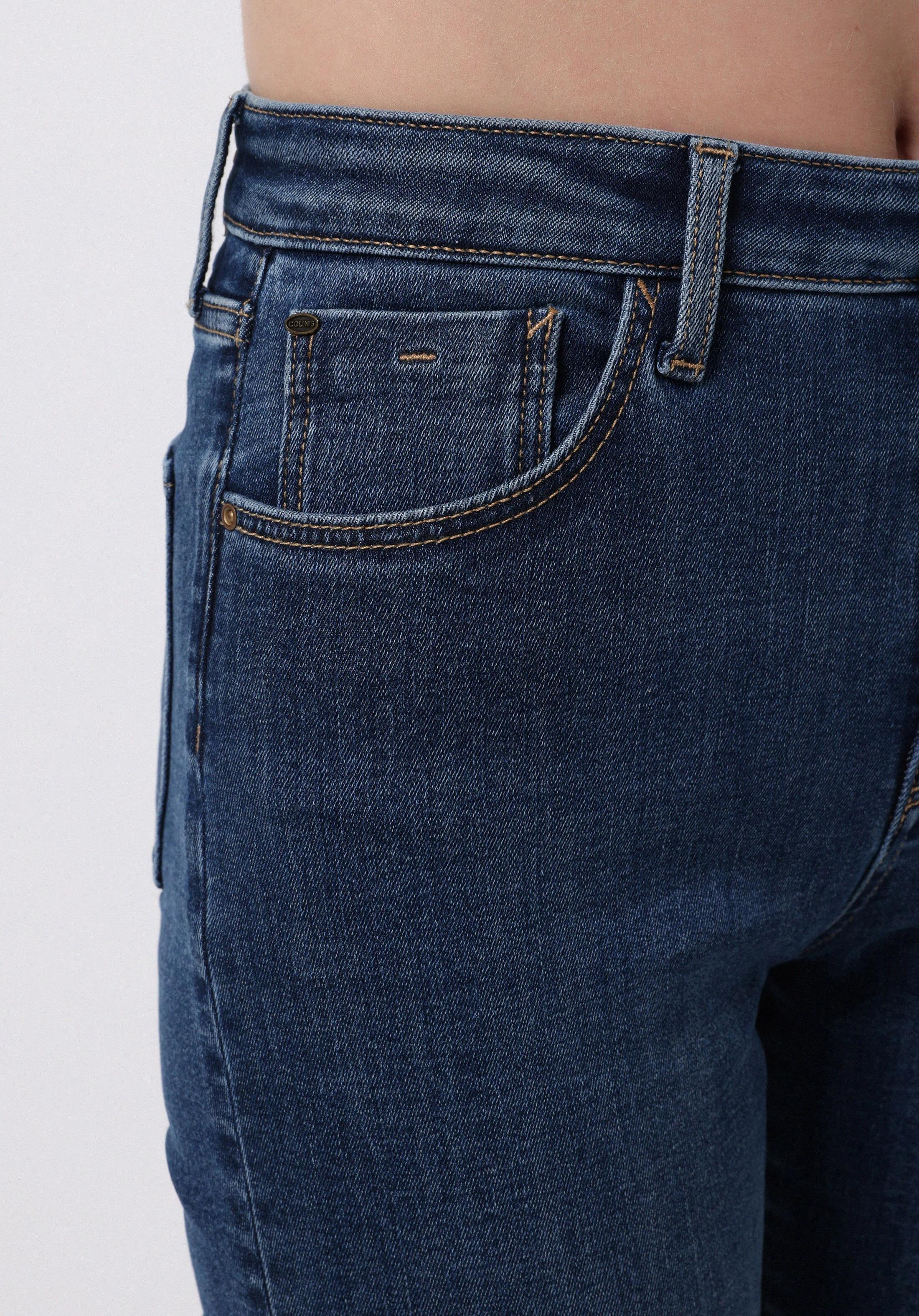 DENIM KADIN JEAN PANTOLON 792 MILA Orta Bel Düz Paça Regular Fit
