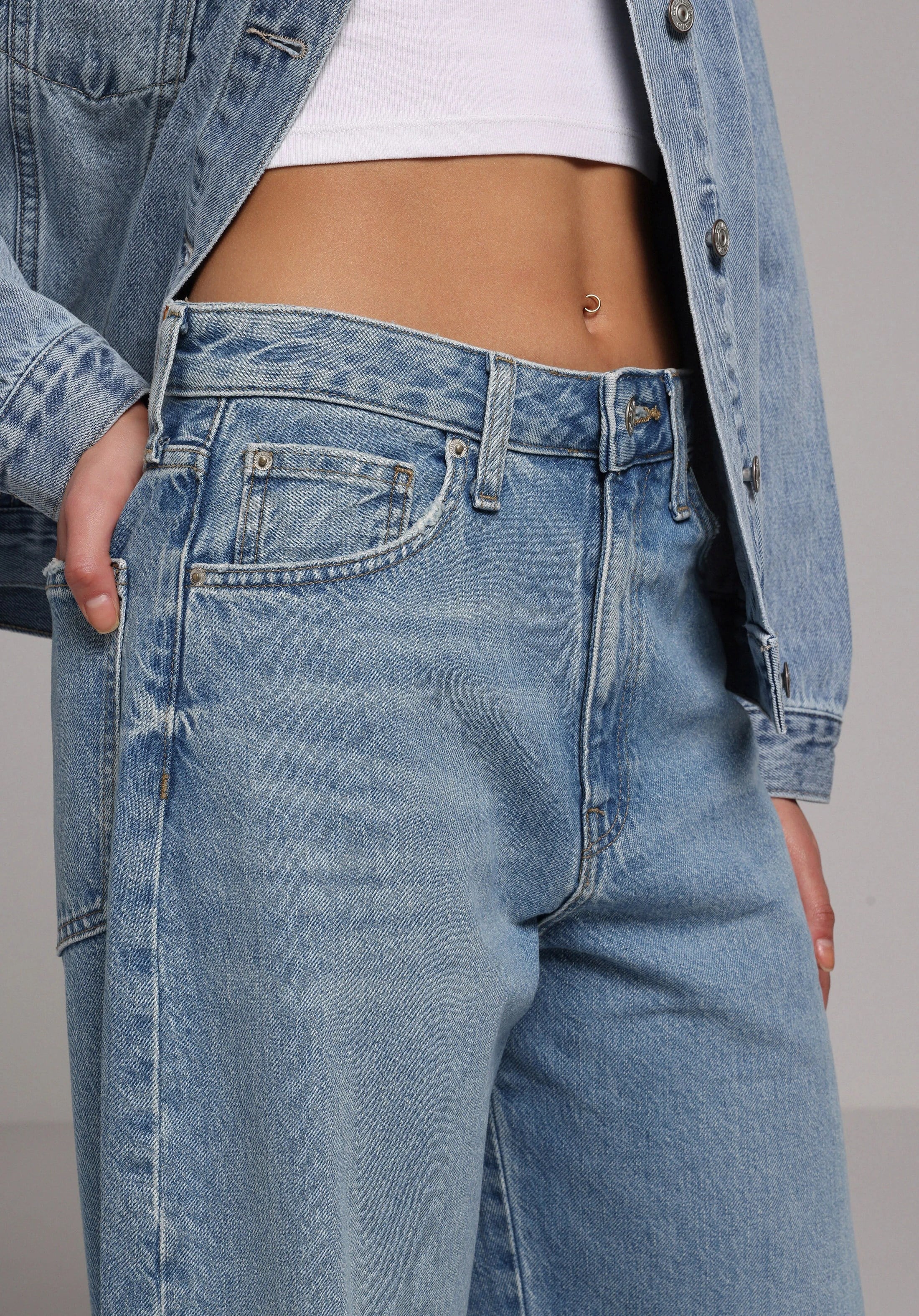 DENIM KADIN JEAN PANTOLON 858 LENORA Baggy Fit
