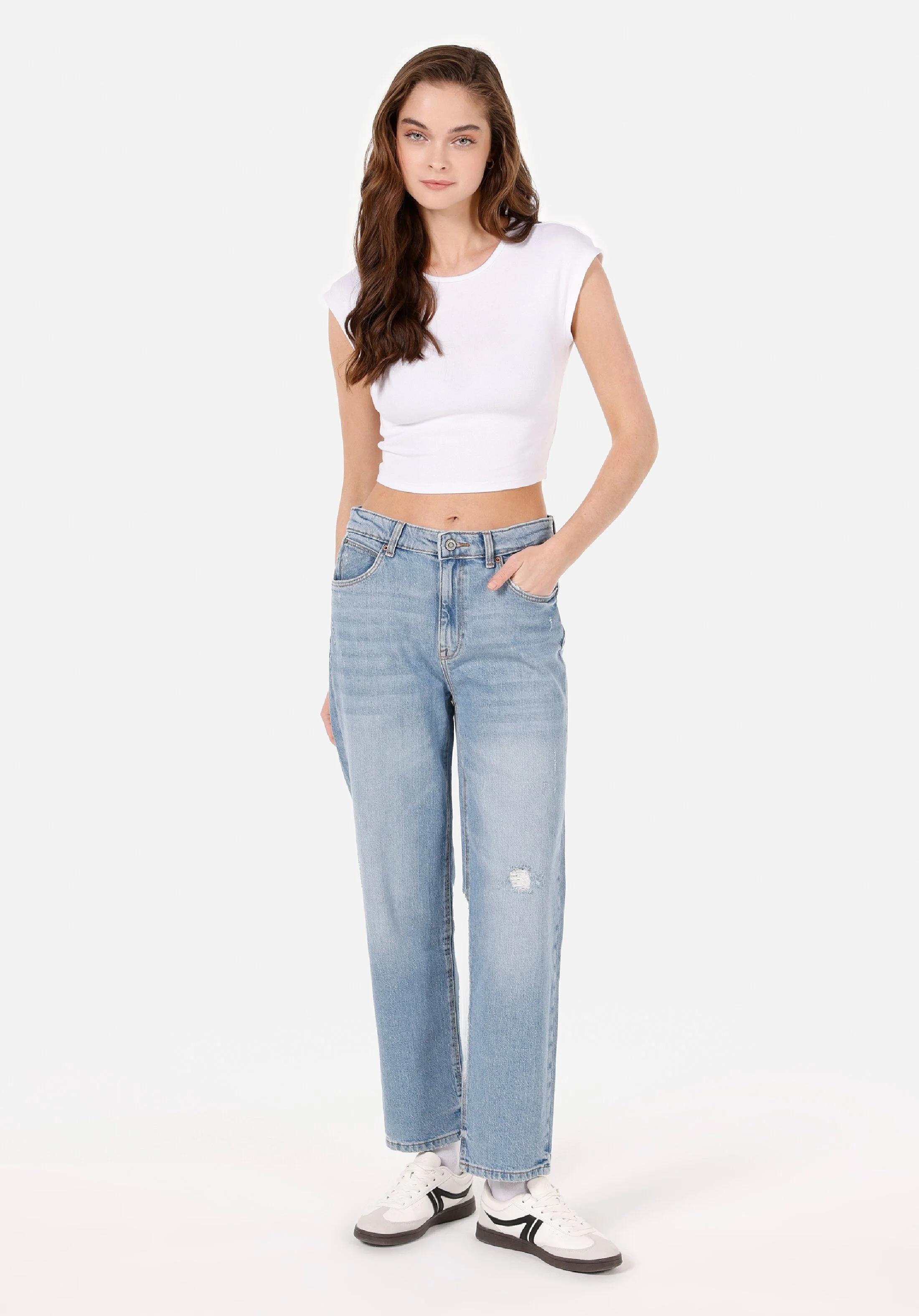 DENIM KADIN JEAN PANTOLON 884 LAUREN Straight Fit