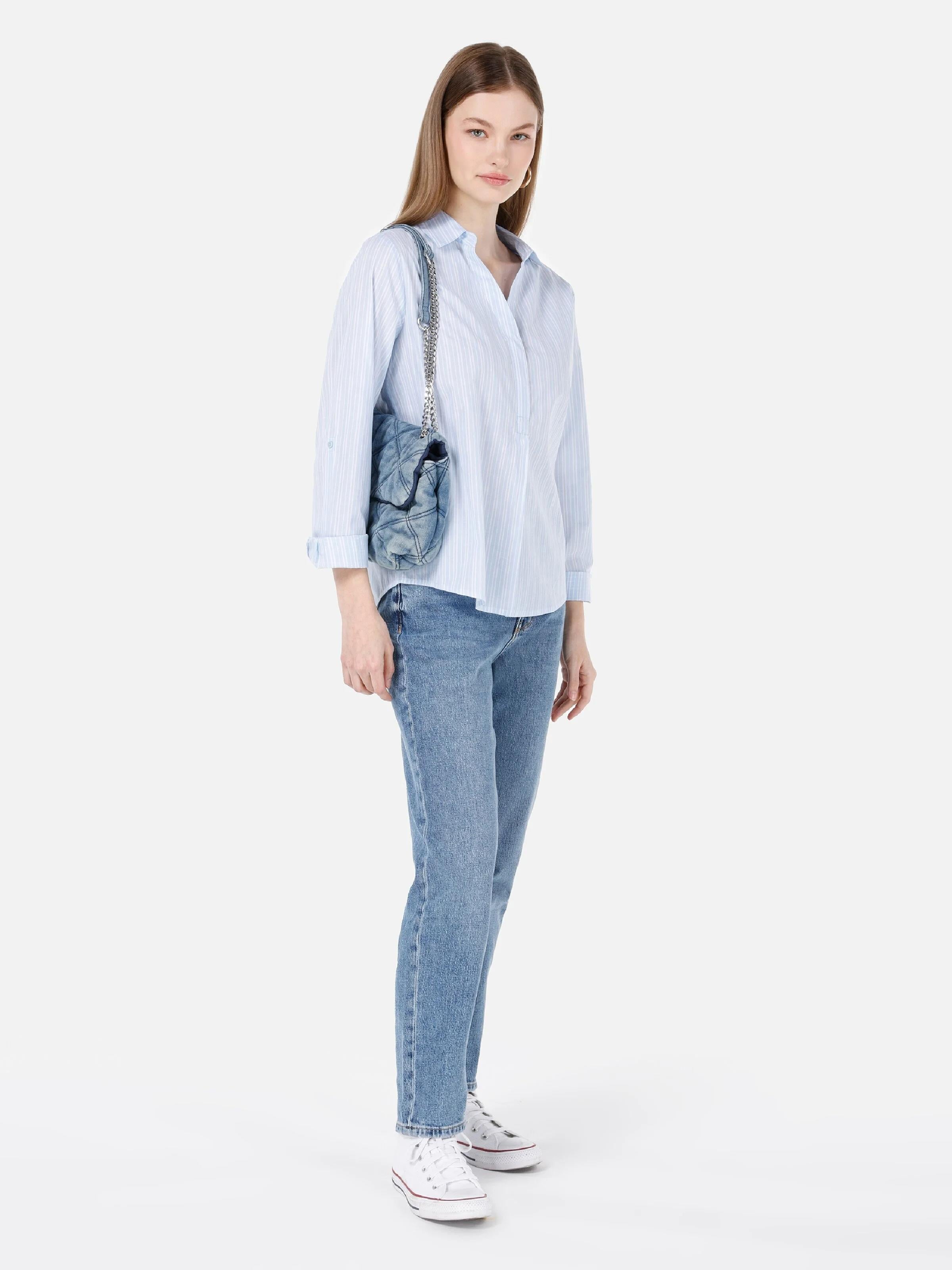 DENIM KADIN JEAN PANTOLON 896  MARIA Mom Fit
