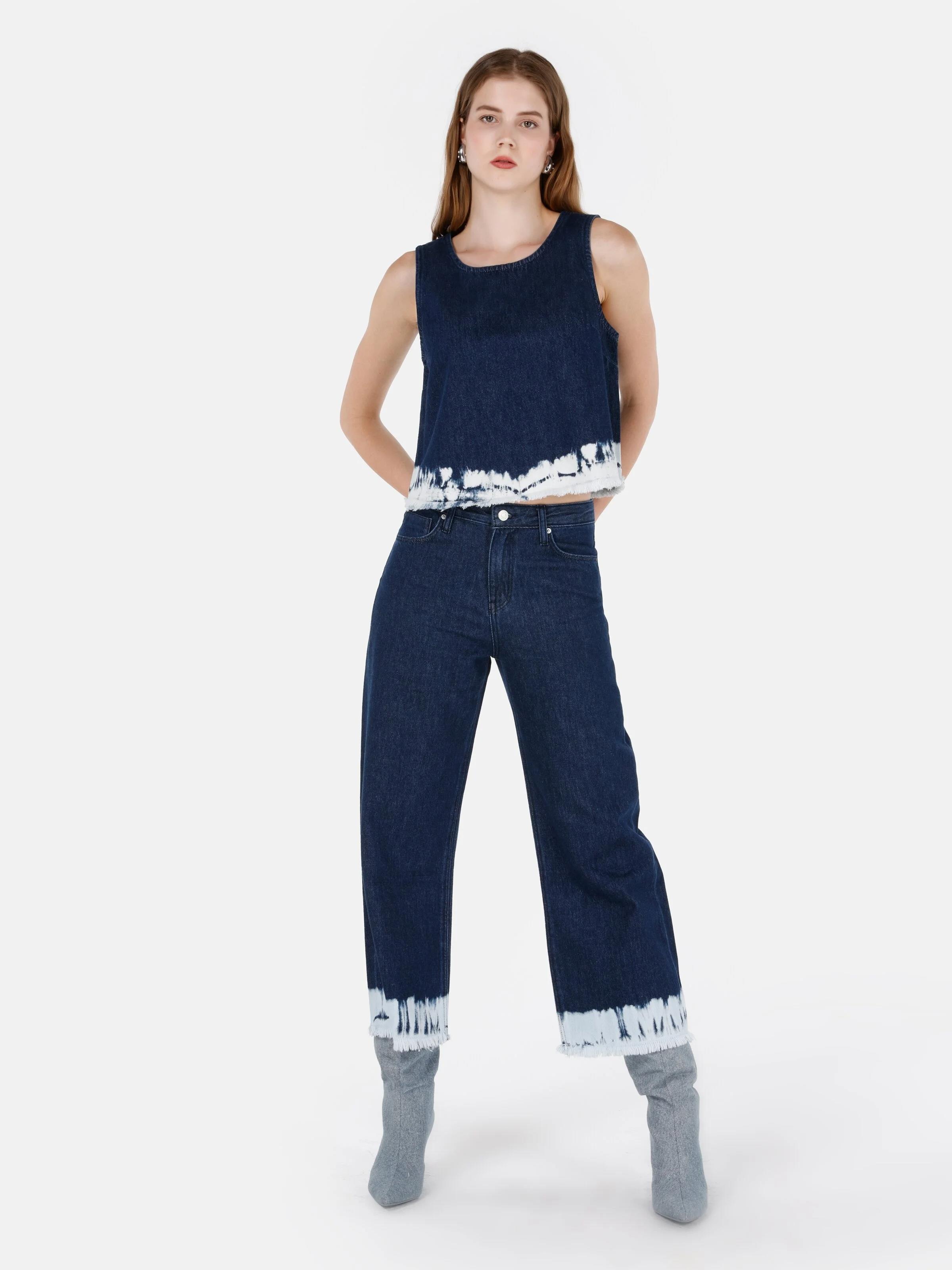 DENIM KADIN JEAN PANTOLON 970 BERRY Regular Fit
