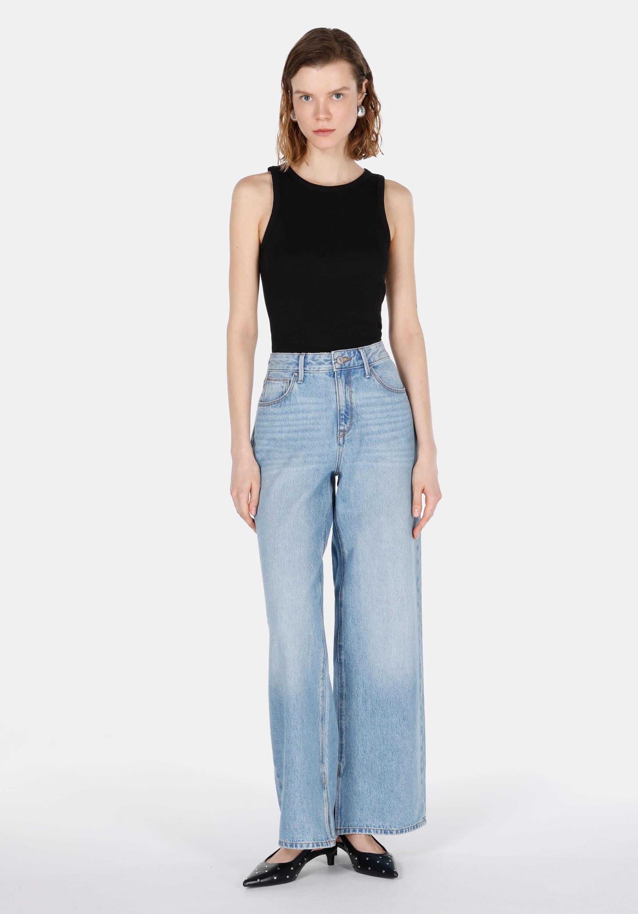 DENIM KADIN JEAN PANTOLON 970 BERRY Regular Fit