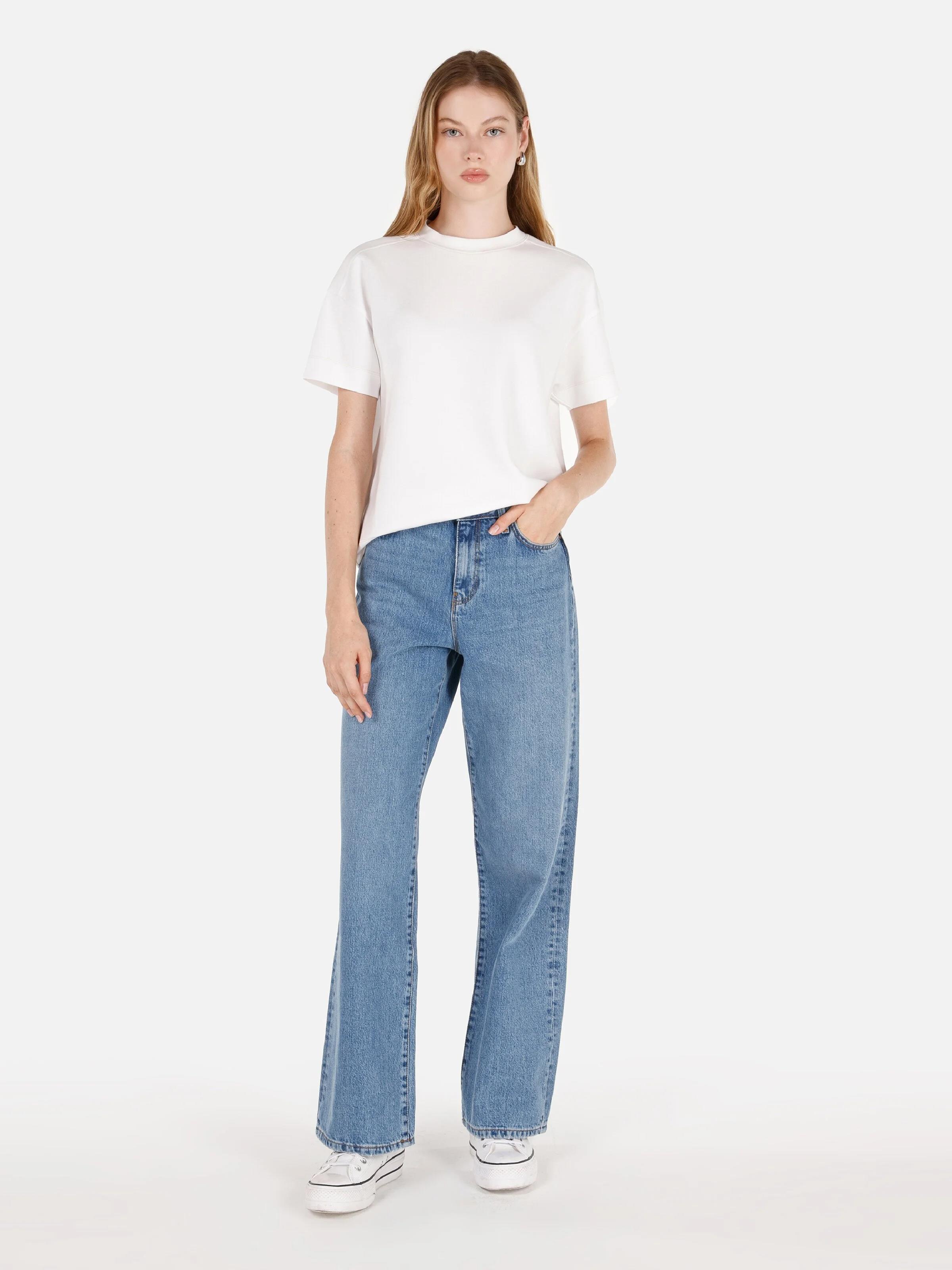 DENIM KADIN JEAN PANTOLON 970 BERRY Regular Fit
