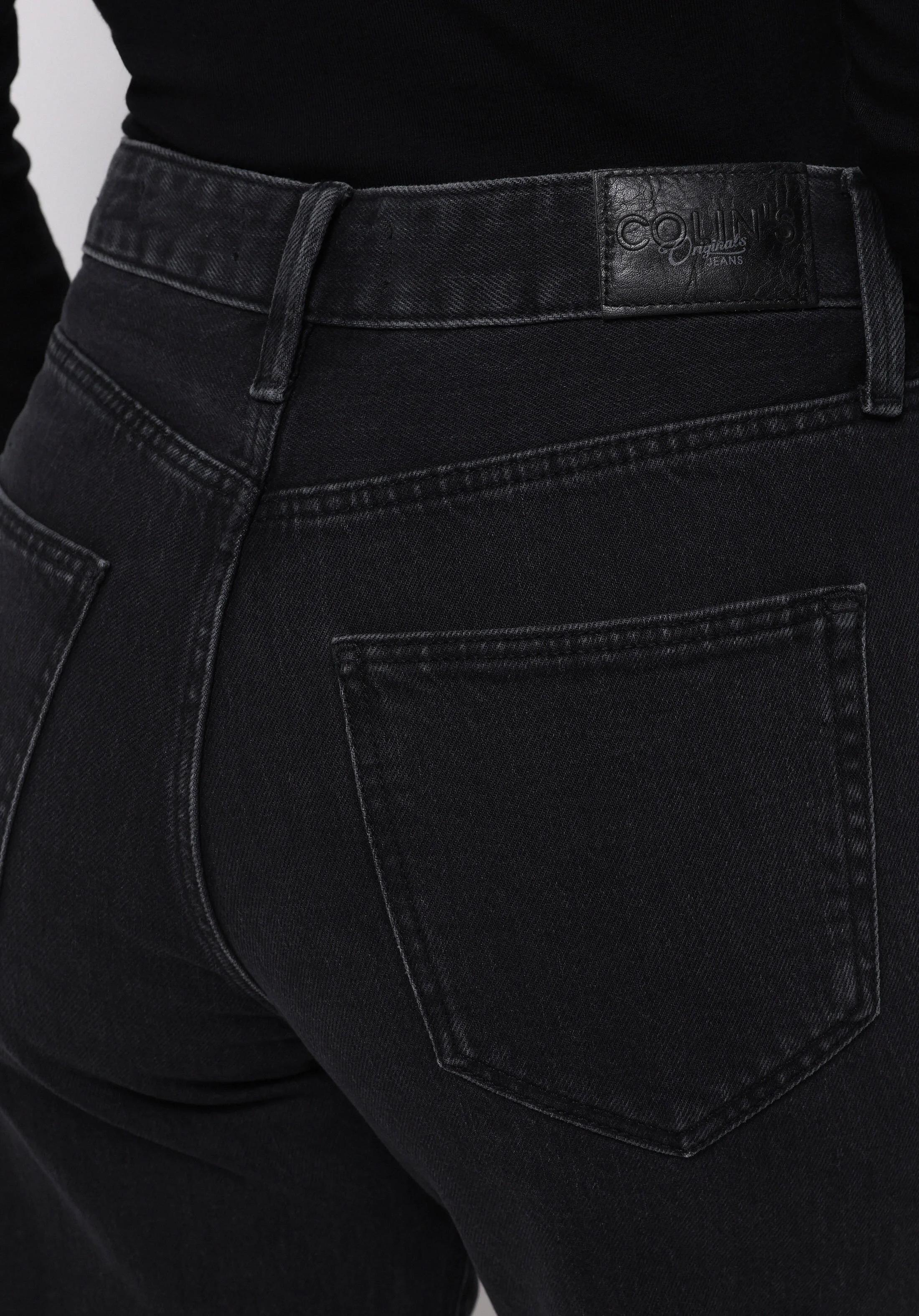 DENIM KADIN JEAN PANTOLON 970 BERRY Yüksek Bel Düz Paça Regular Fit