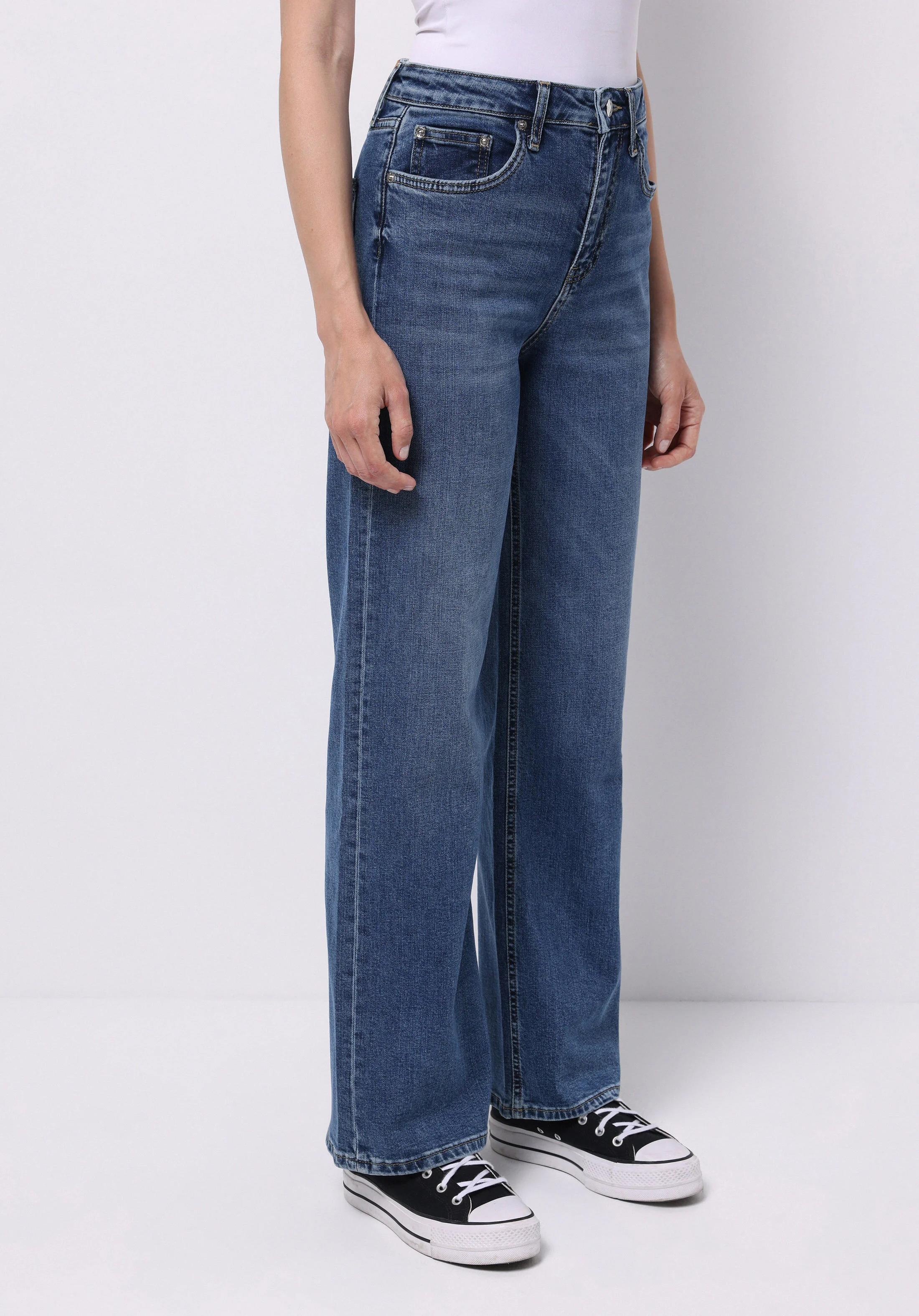 DENIM KADIN JEAN PANTOLON 970 BERRY Yüksek Bel Düz Paça Regular Fit