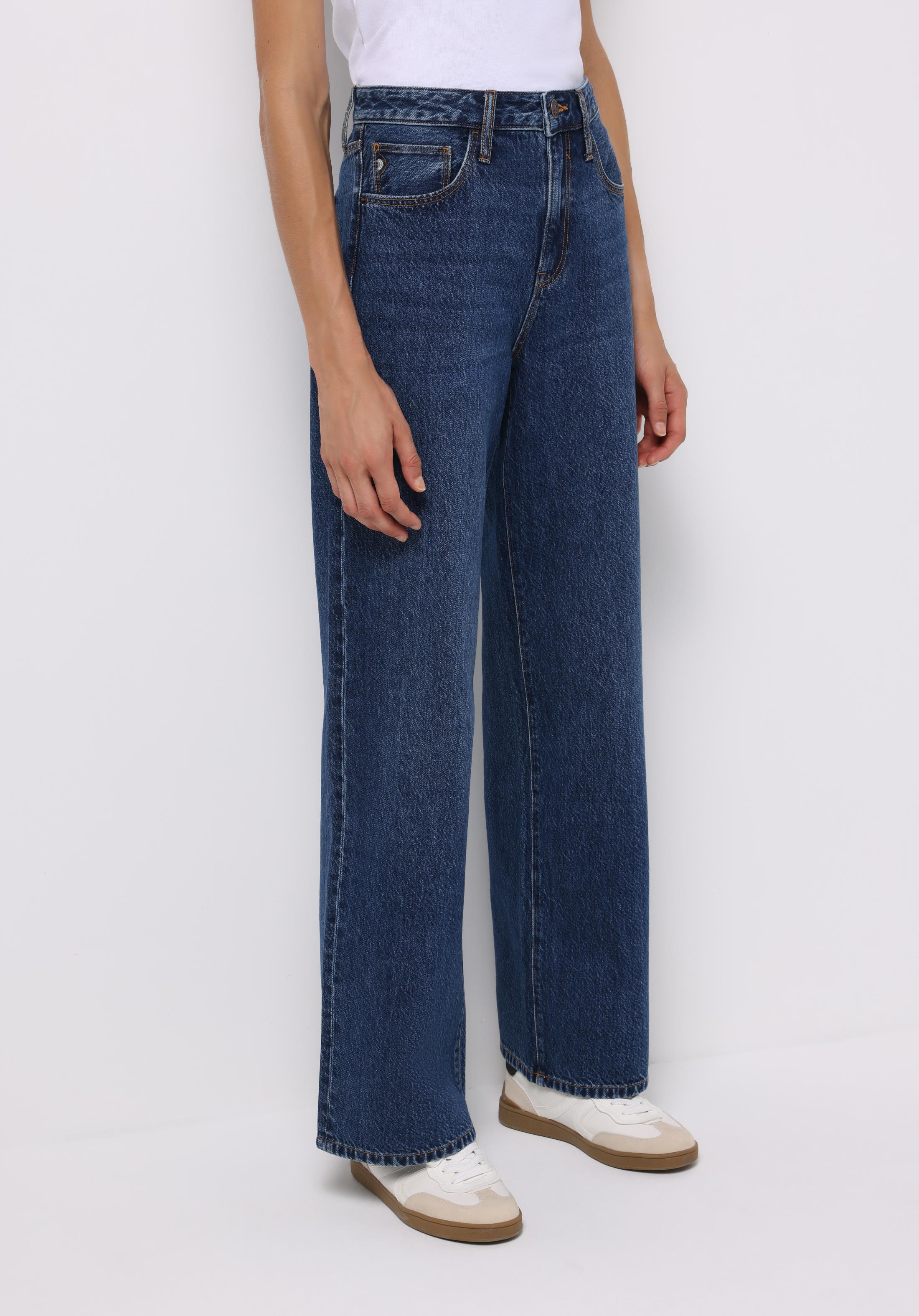 DENIM KADIN JEAN PANTOLON 970 BERRY Yüksek Bel Düz Paça Regular Fit