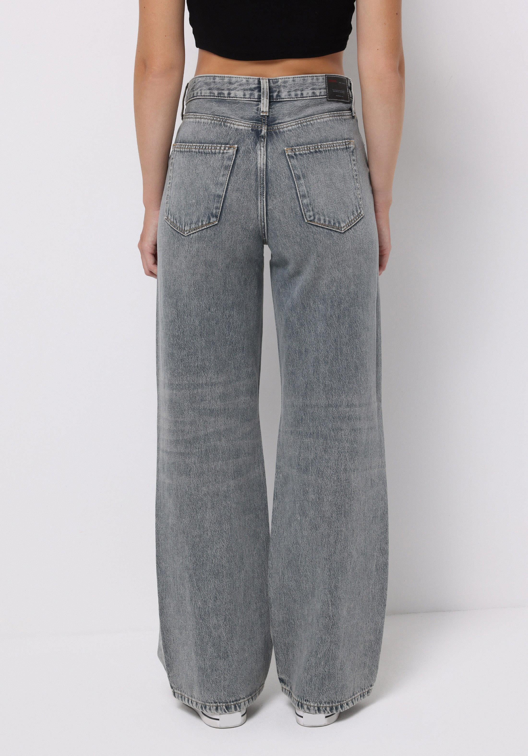 DENIM KADIN JEAN PANTOLON 970 BERRY Yüksek Bel Düz Paça Regular Fit