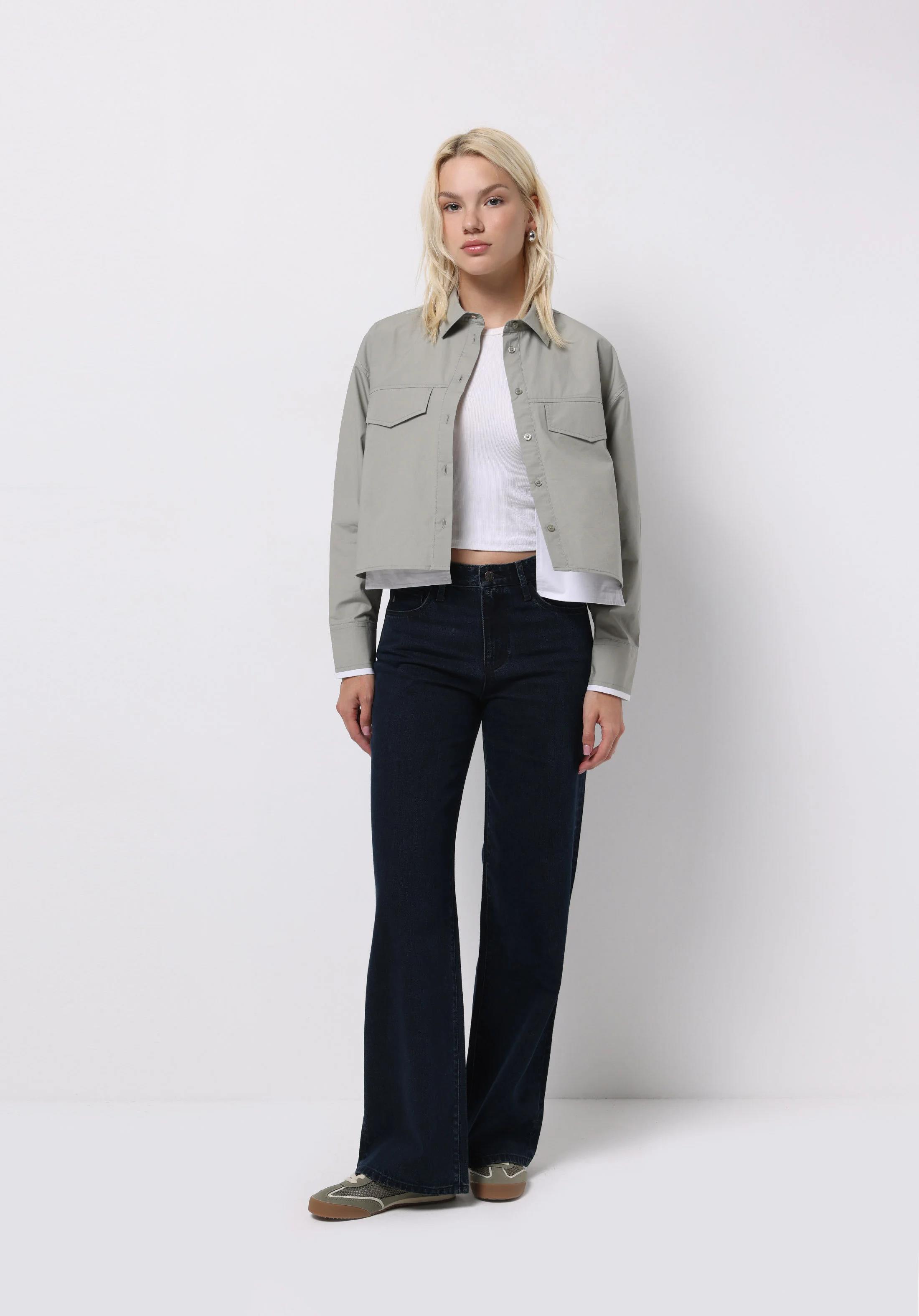 DENIM KADIN JEAN PANTOLON 970 BERRY Yüksek Bel Düz Paça Regular Fit