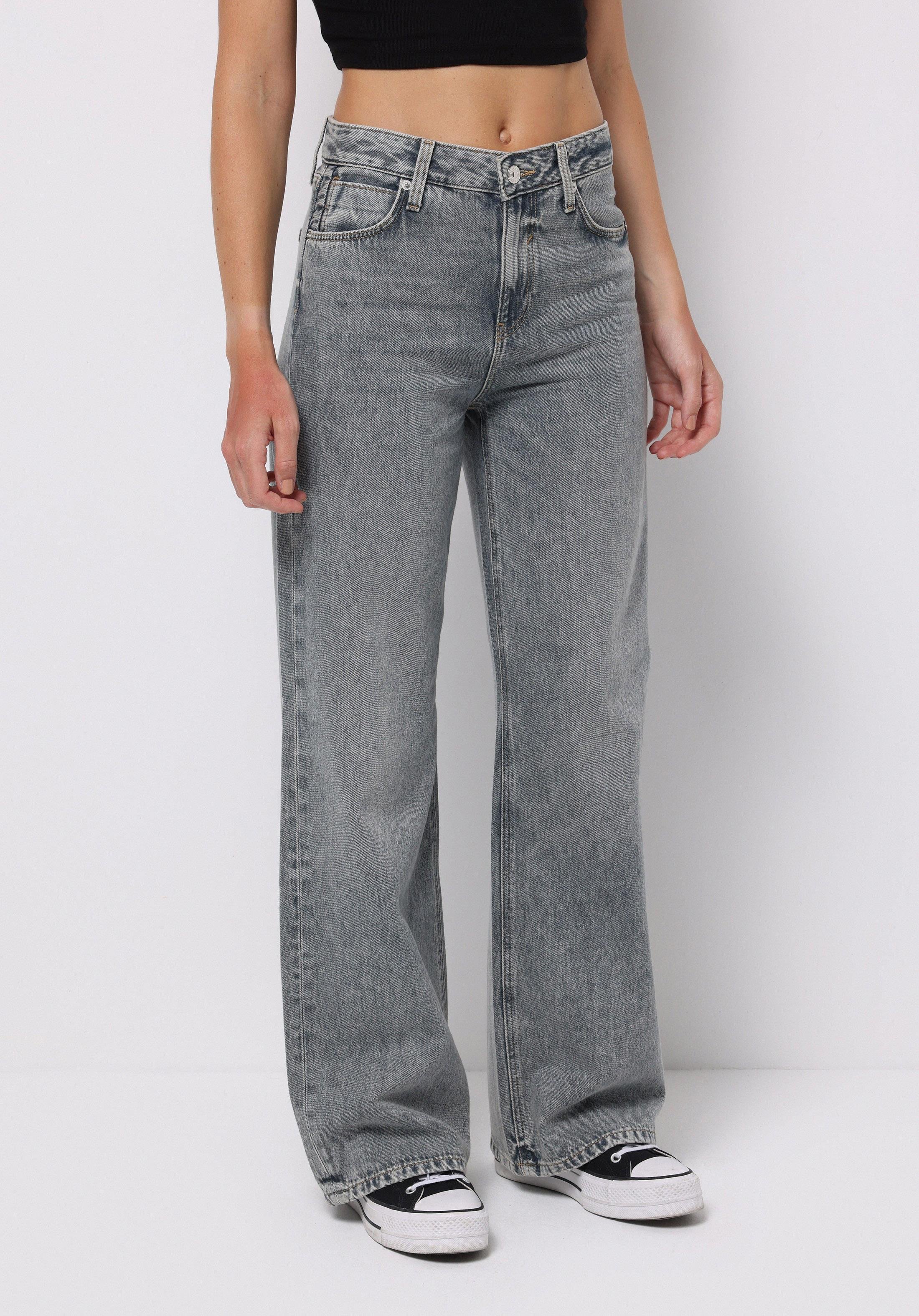 DENIM KADIN JEAN PANTOLON 970 BERRY Yüksek Bel Düz Paça Regular Fit
