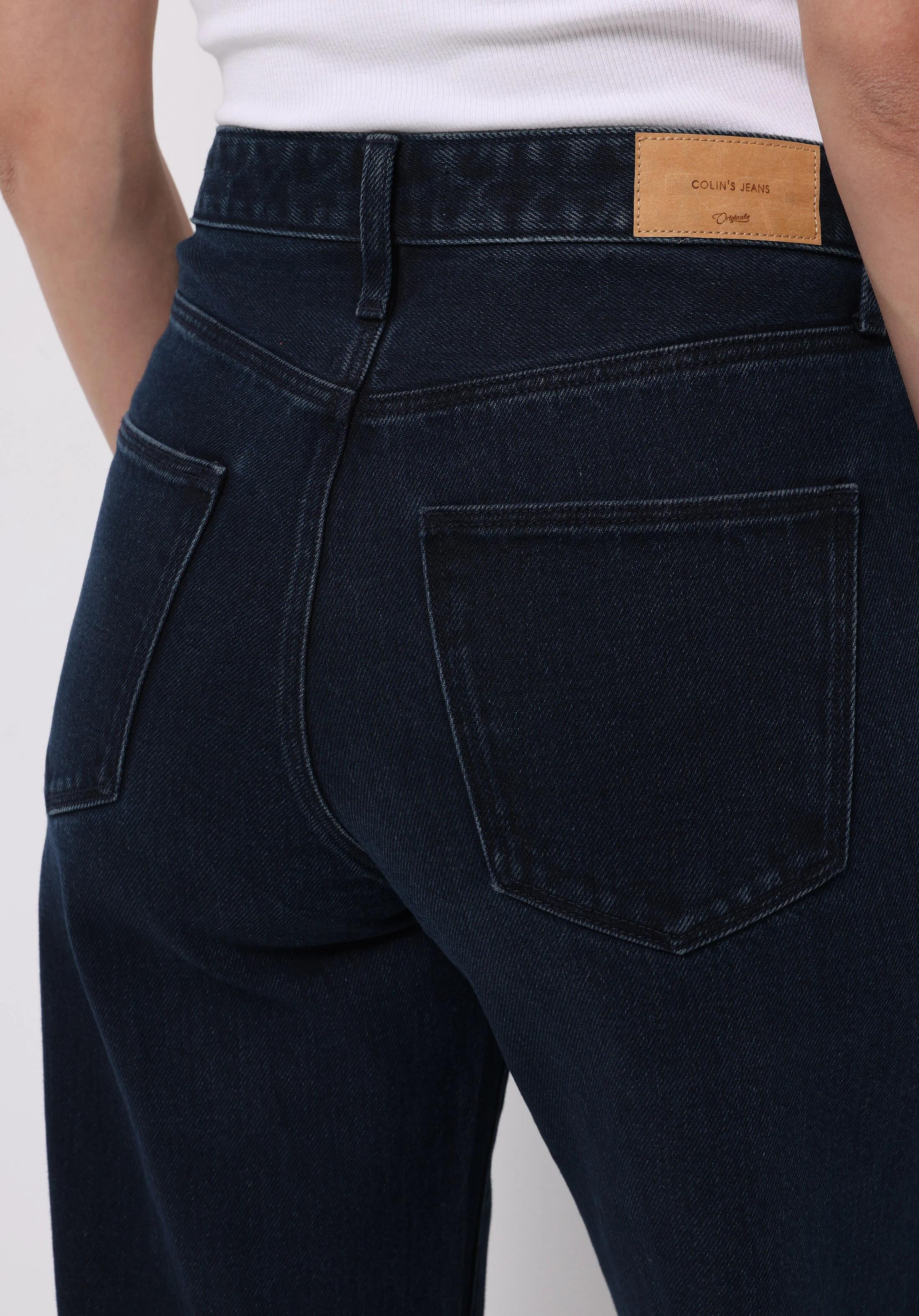 DENIM KADIN JEAN PANTOLON 970 BERRY Yüksek Bel Düz Paça Regular Fit
