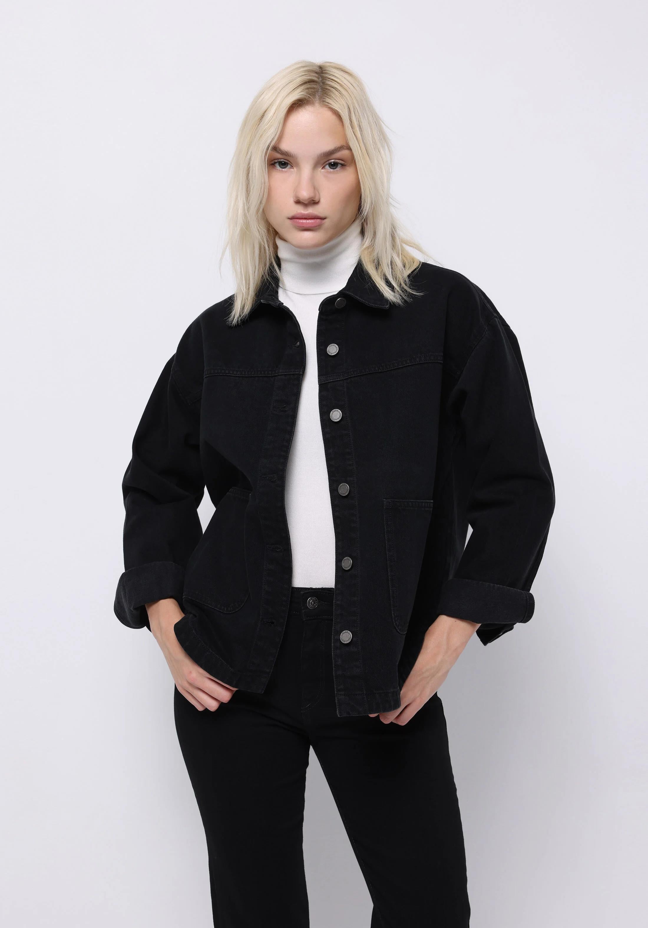 DENIM KADIN SHACKET Oversize Fit