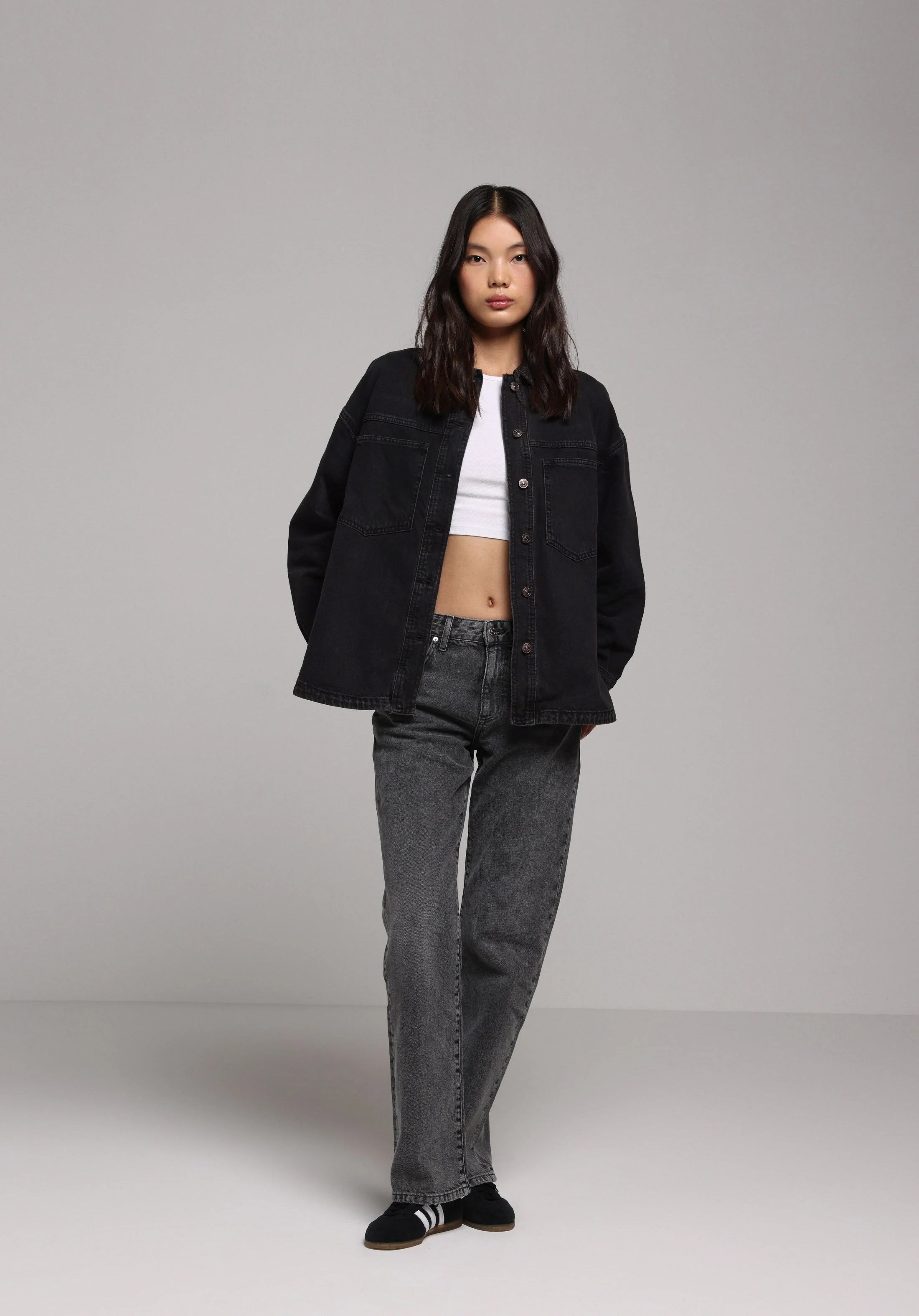 DENIM KADIN SHACKET Oversize Fit