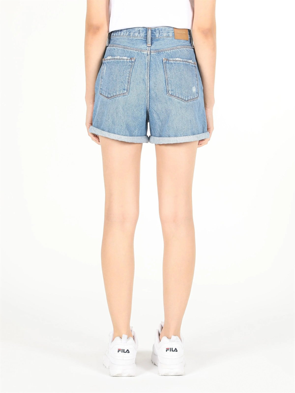 DENIM KADIN ŞORT Mom Fit