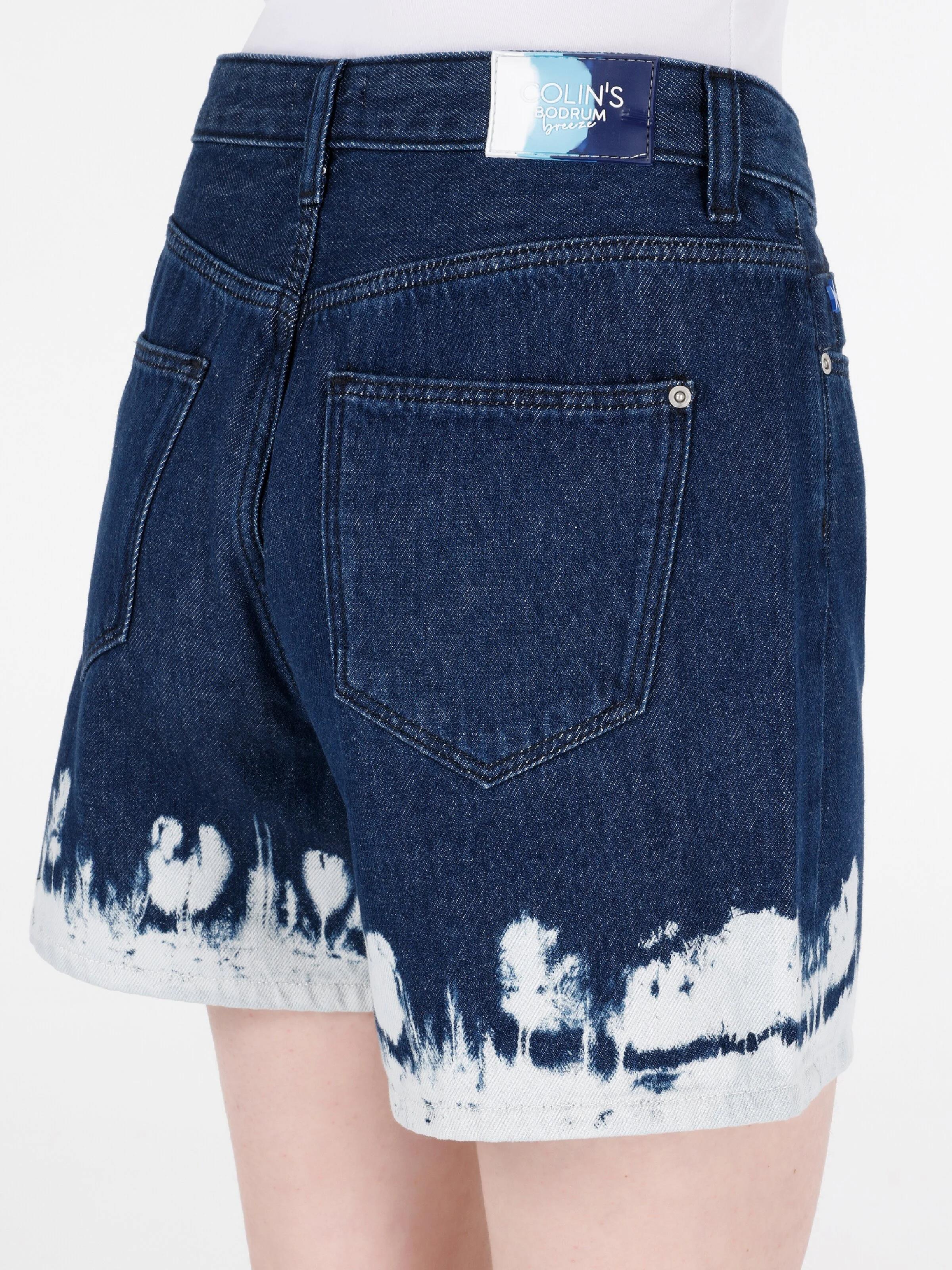 DENIM KADIN ŞORT Mom Fit