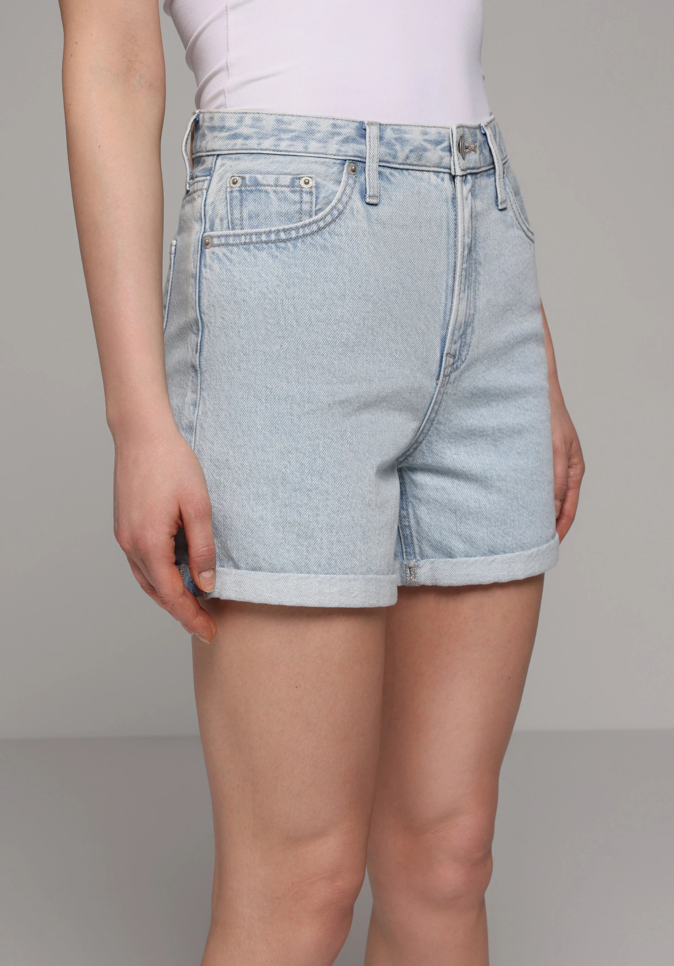 DENIM KADIN ŞORT Mom Fit