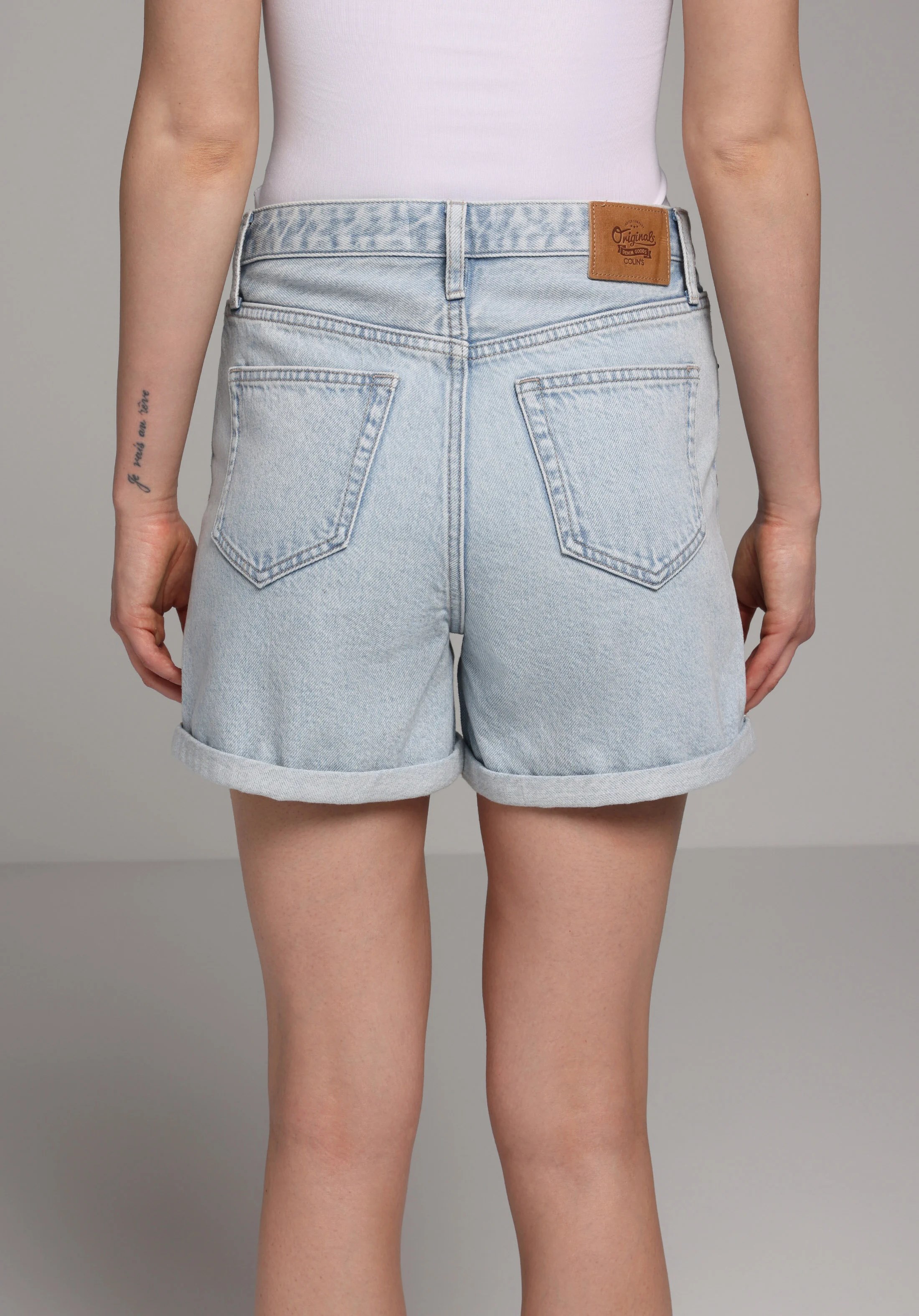 DENIM KADIN ŞORT Mom Fit